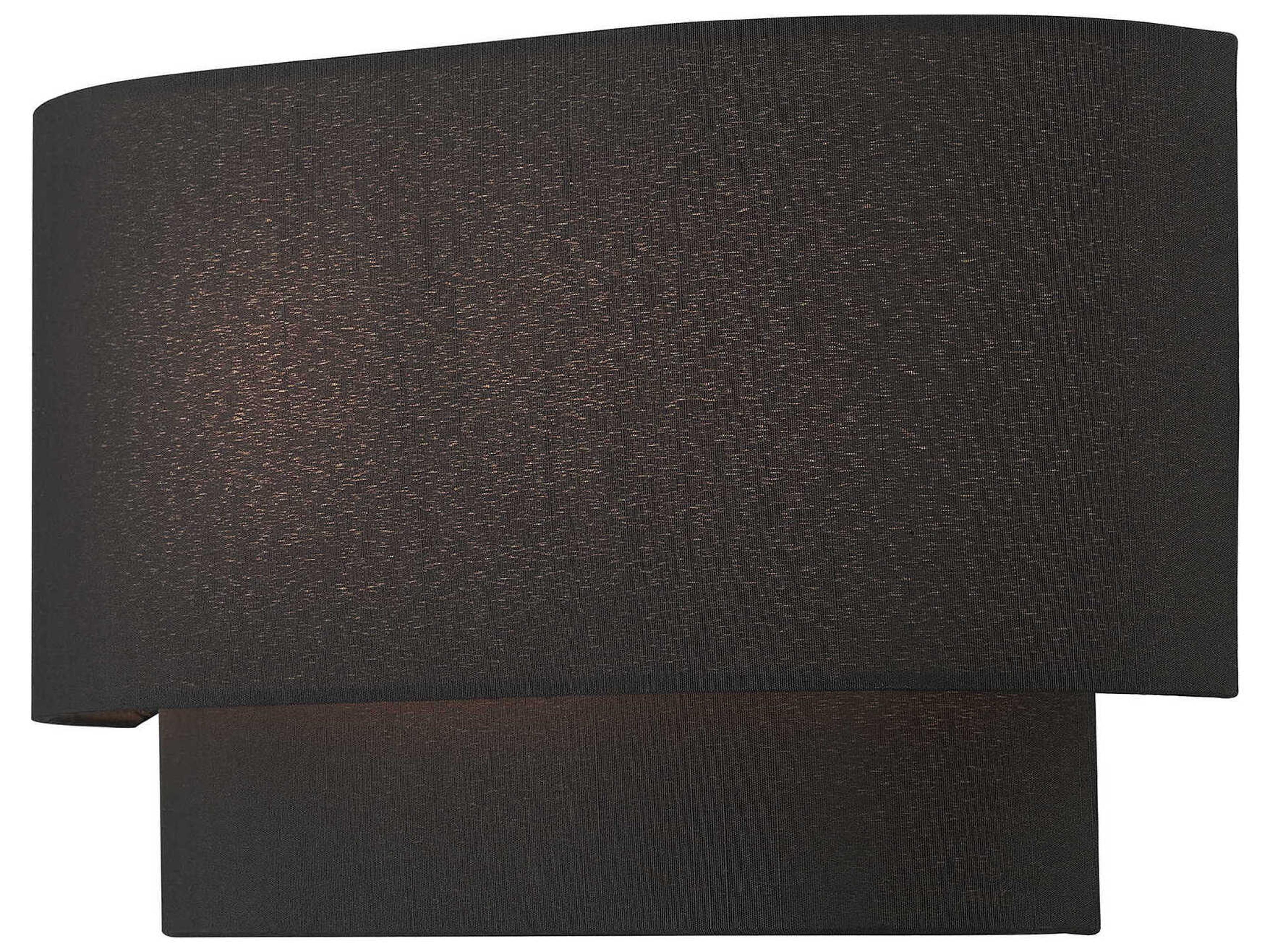 Livex Lighting Bainbridge 2-Light Black Wall Sconce