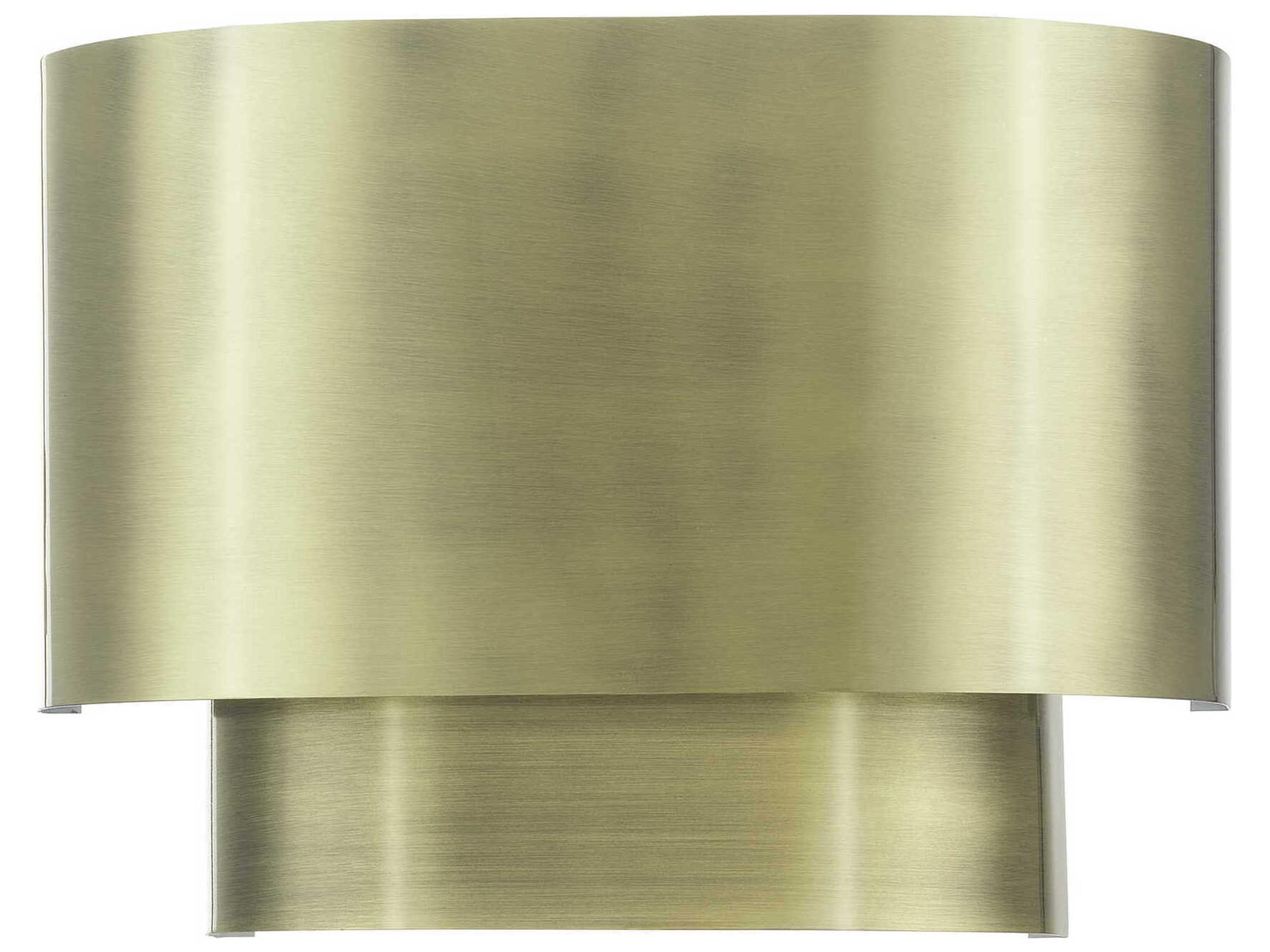 Livex Lighting Springview 1-Light Antique Brass Wall Sconce