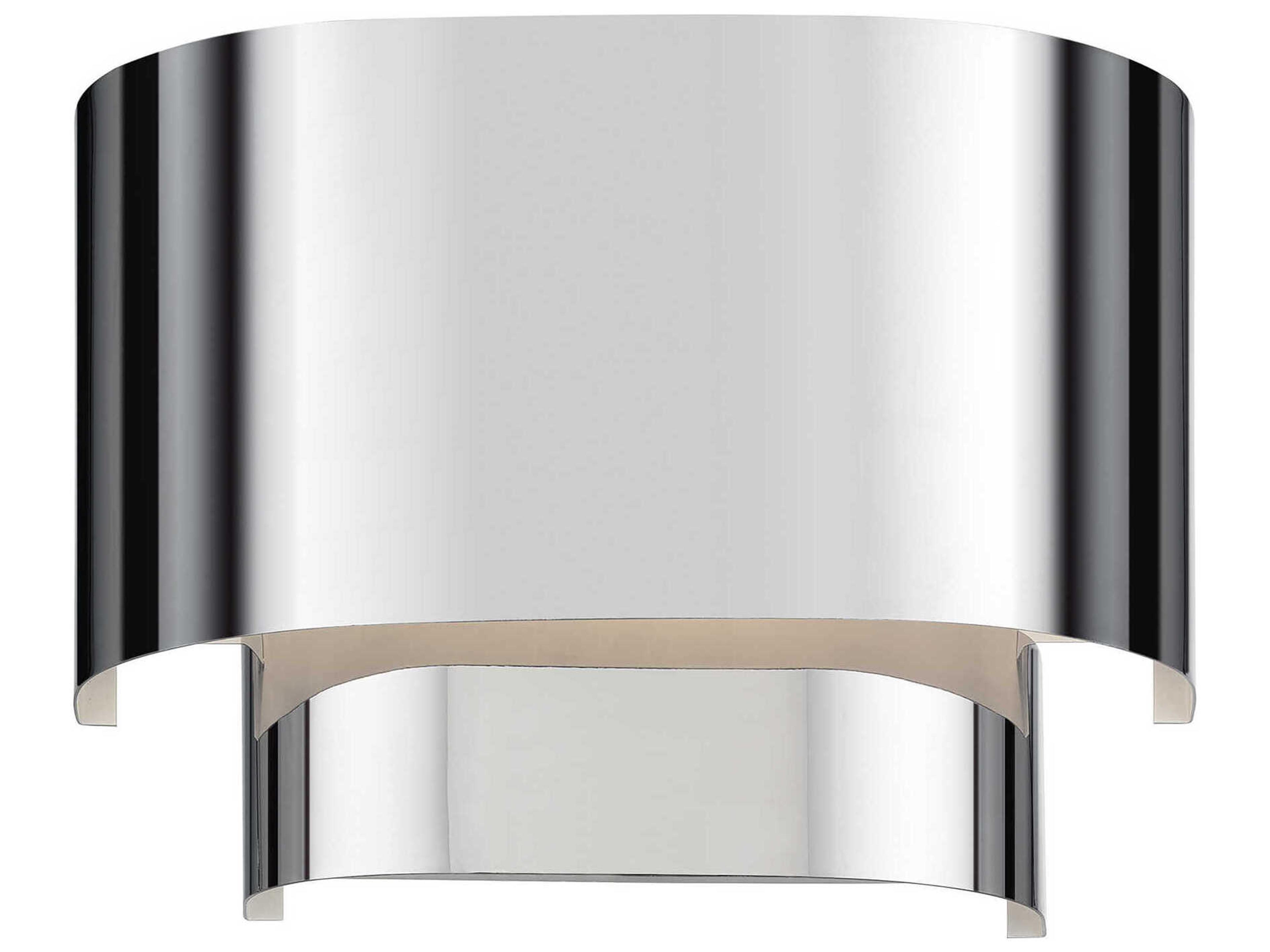 Livex Lighting Springview 1-Light Polished Chrome Wall Sconce
