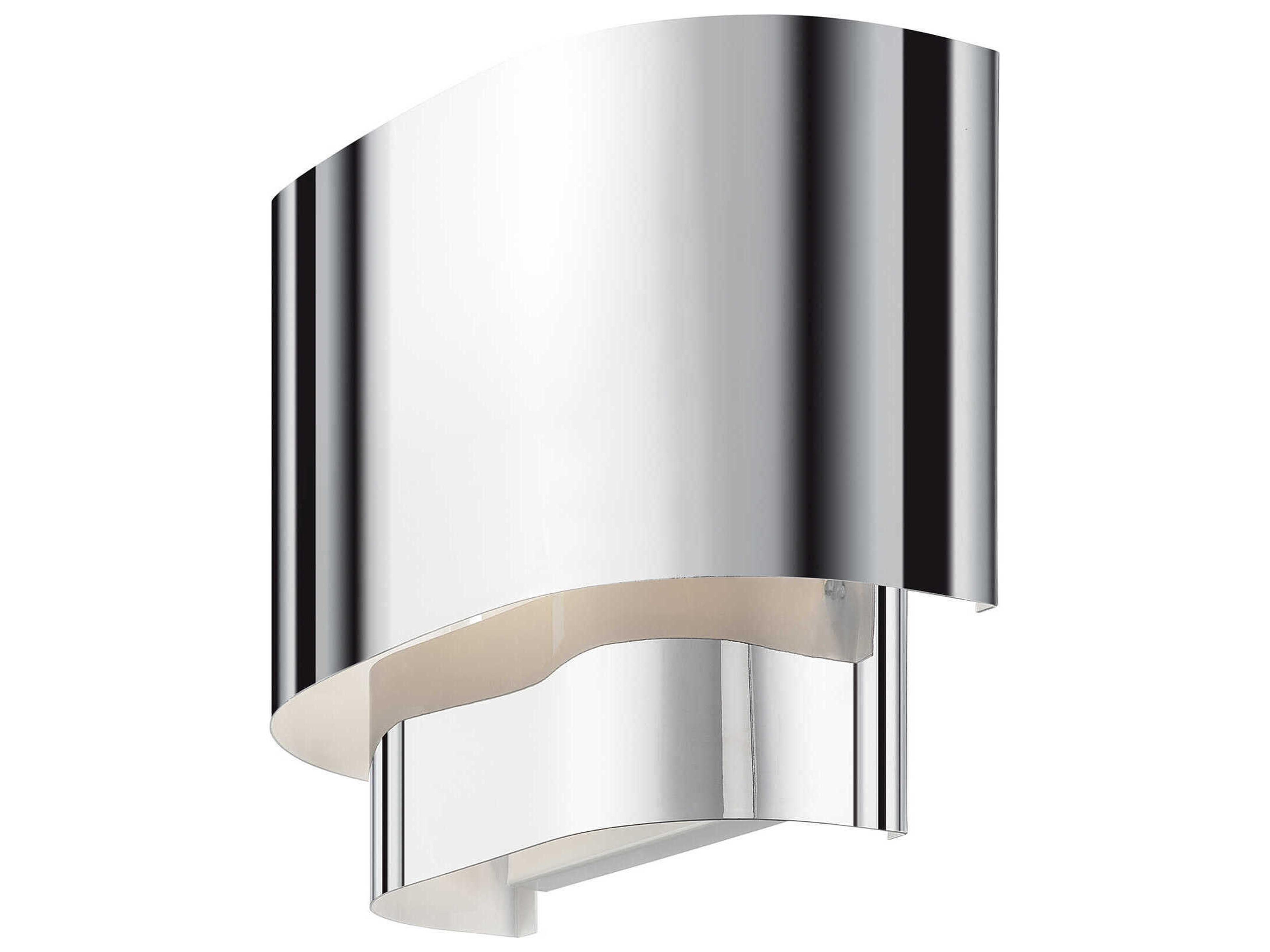 Livex Lighting Springview 1-Light Polished Chrome Wall Sconce