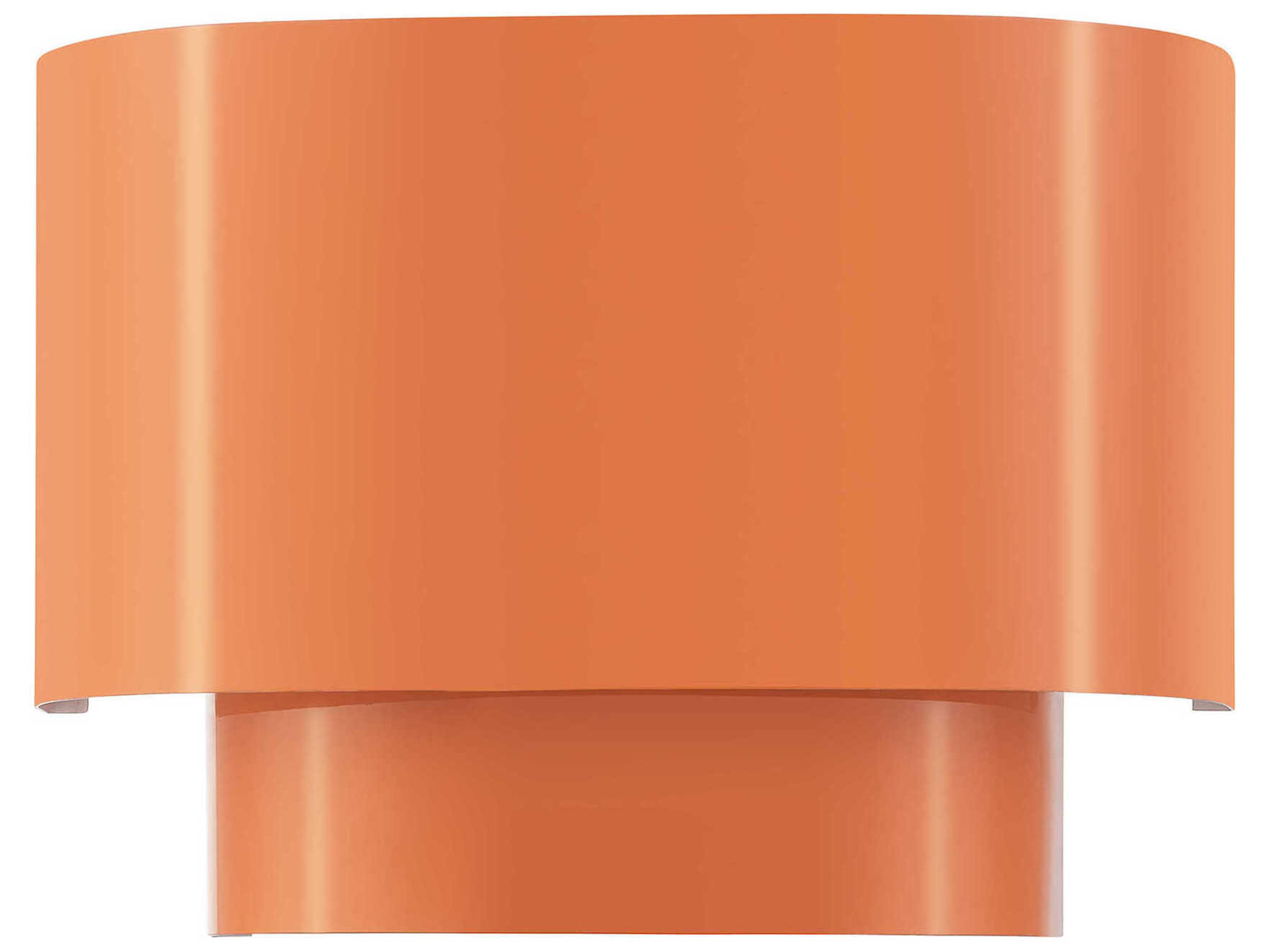 Livex Lighting Springview 1-Light Shiny Orange Wall Sconce