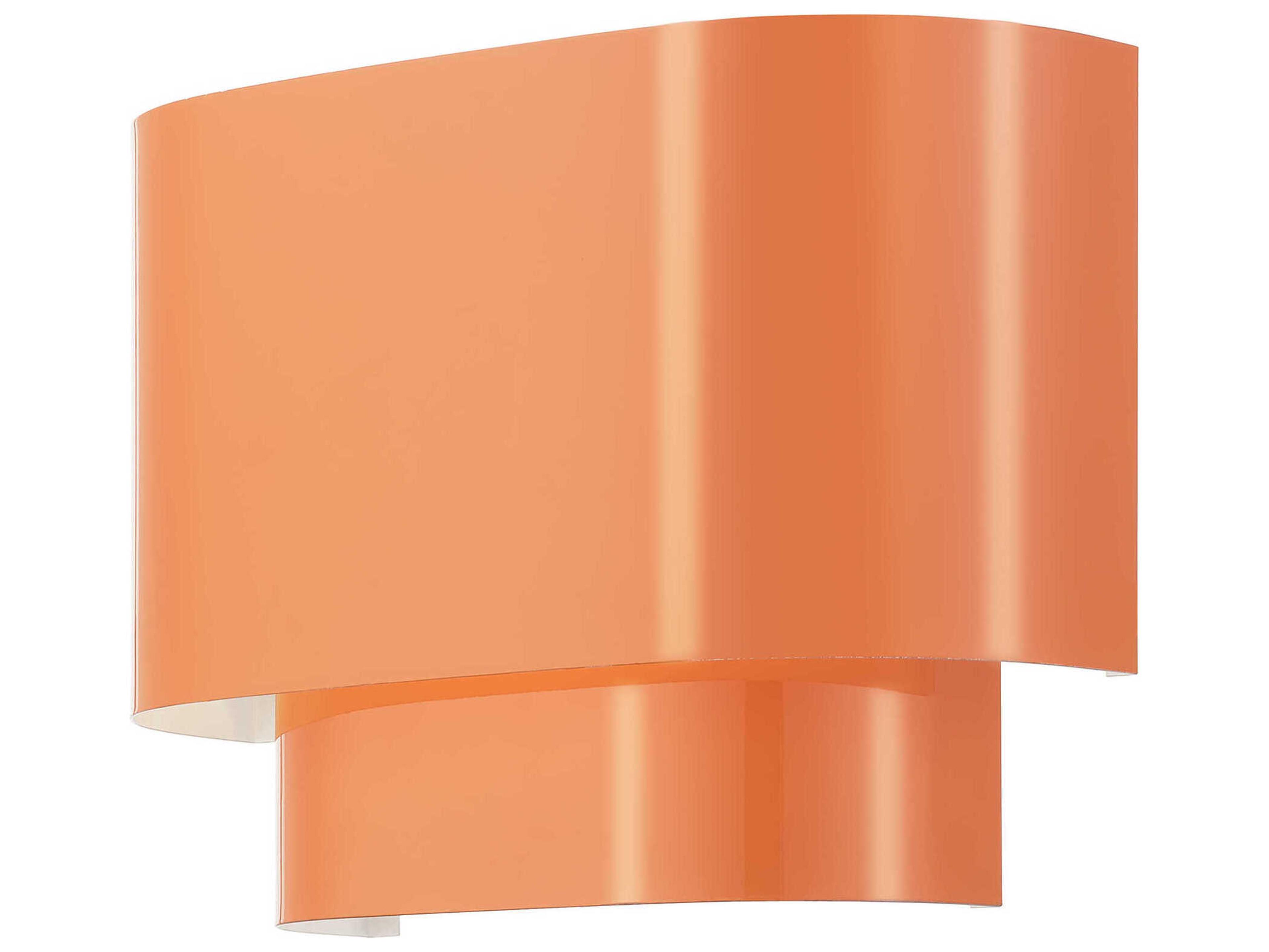 Livex Lighting Springview 1-Light Shiny Orange Wall Sconce