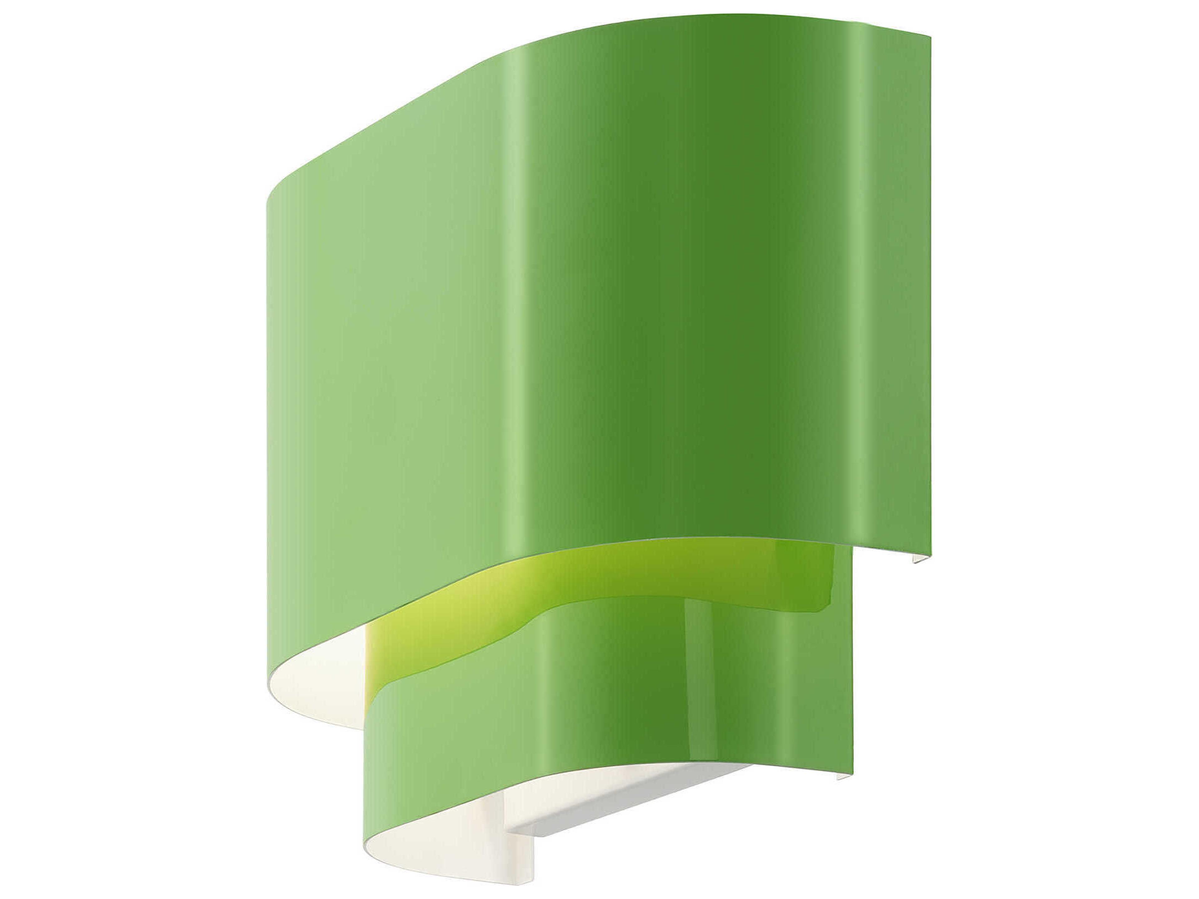 Livex Lighting Springview 1-Light Shiny Apple Green Wall Sconce