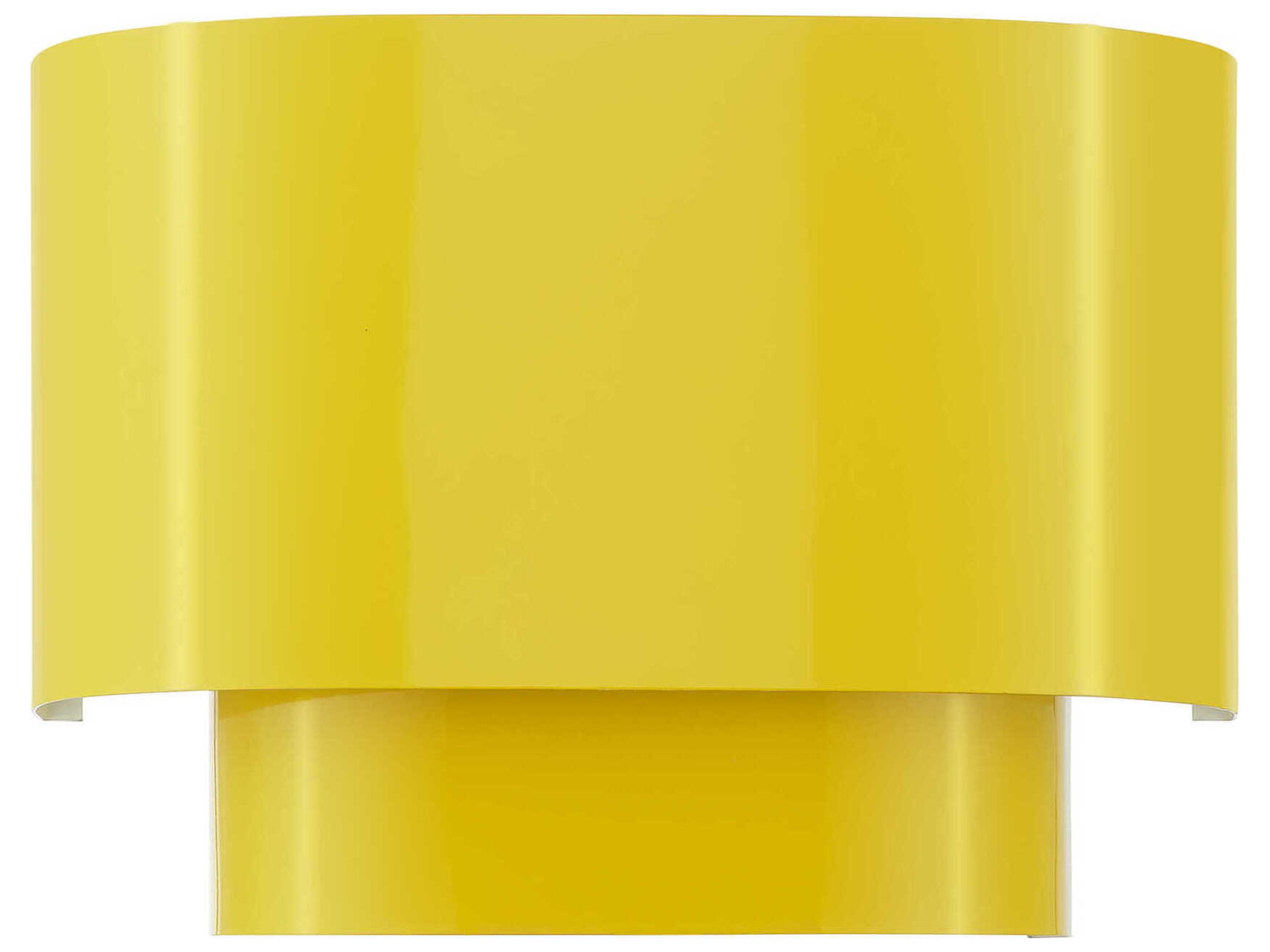 Livex Lighting Springview 1-Light Shiny Yellow Wall Sconce