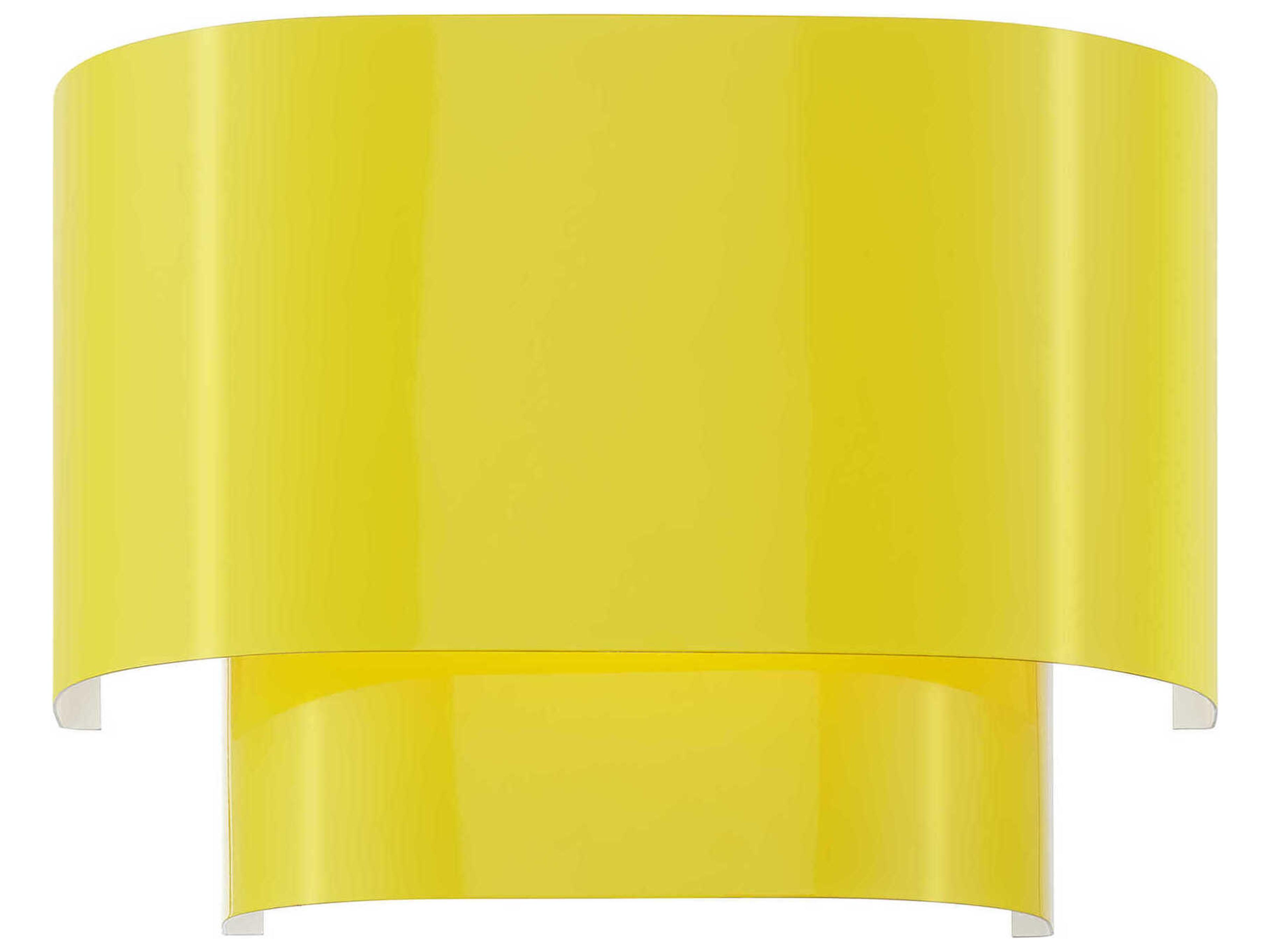 Livex Lighting Springview 1-Light Shiny Yellow Wall Sconce