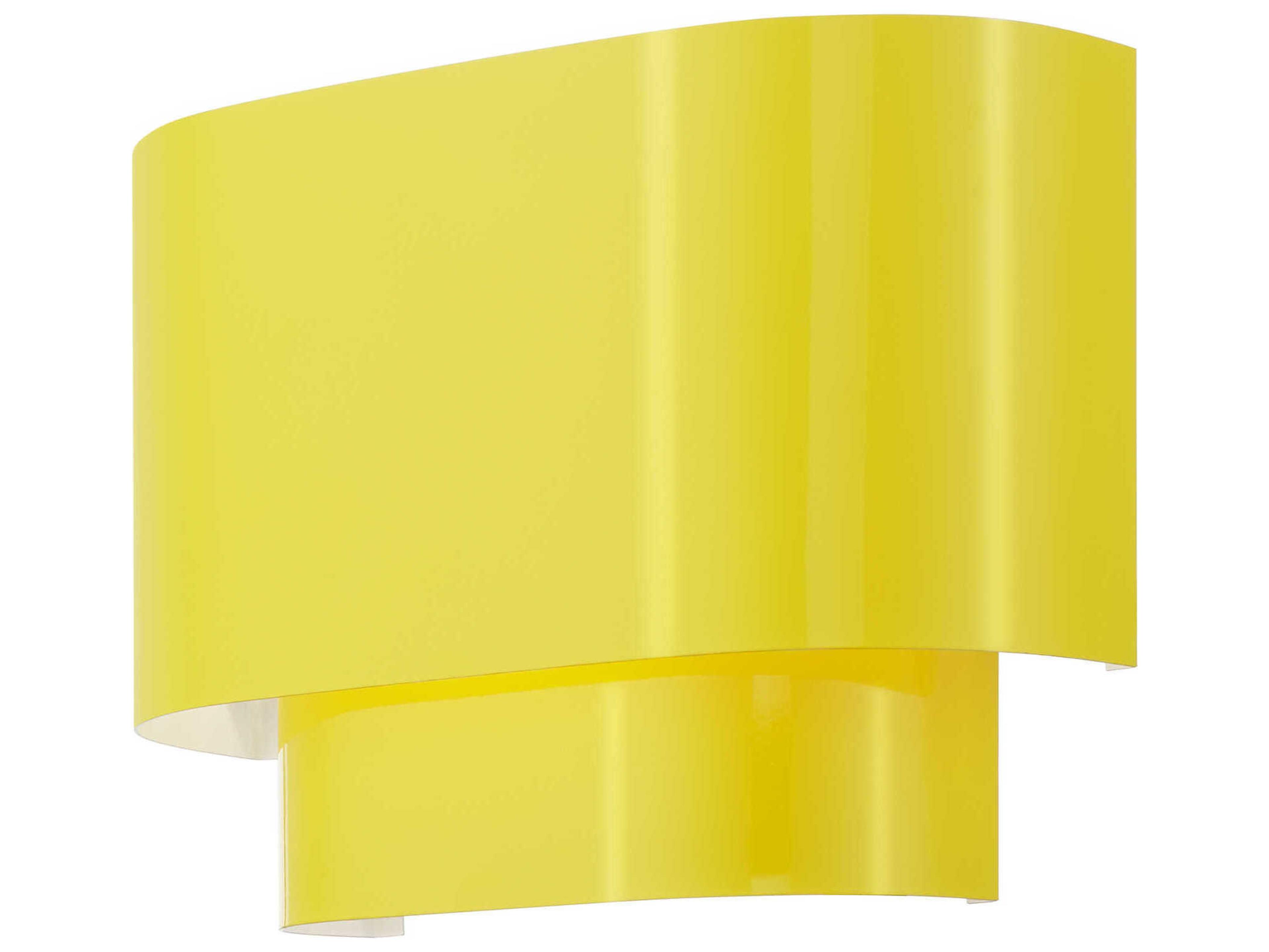 Livex Lighting Springview 1-Light Shiny Yellow Wall Sconce