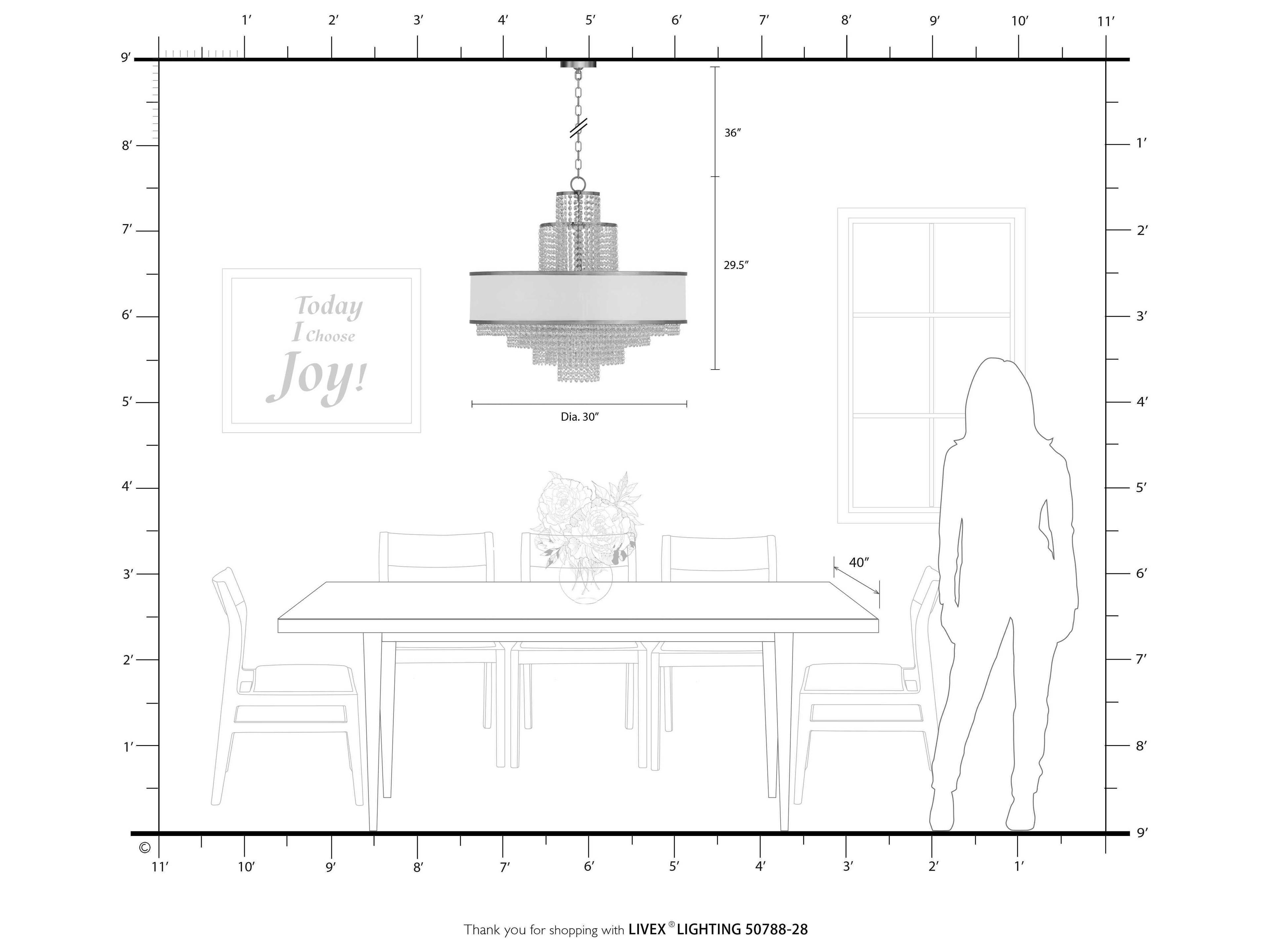 Livex Lighting Prescott 8-Light Hand Applied Winter Gold Crystal Candelabra Tiered Chandelier