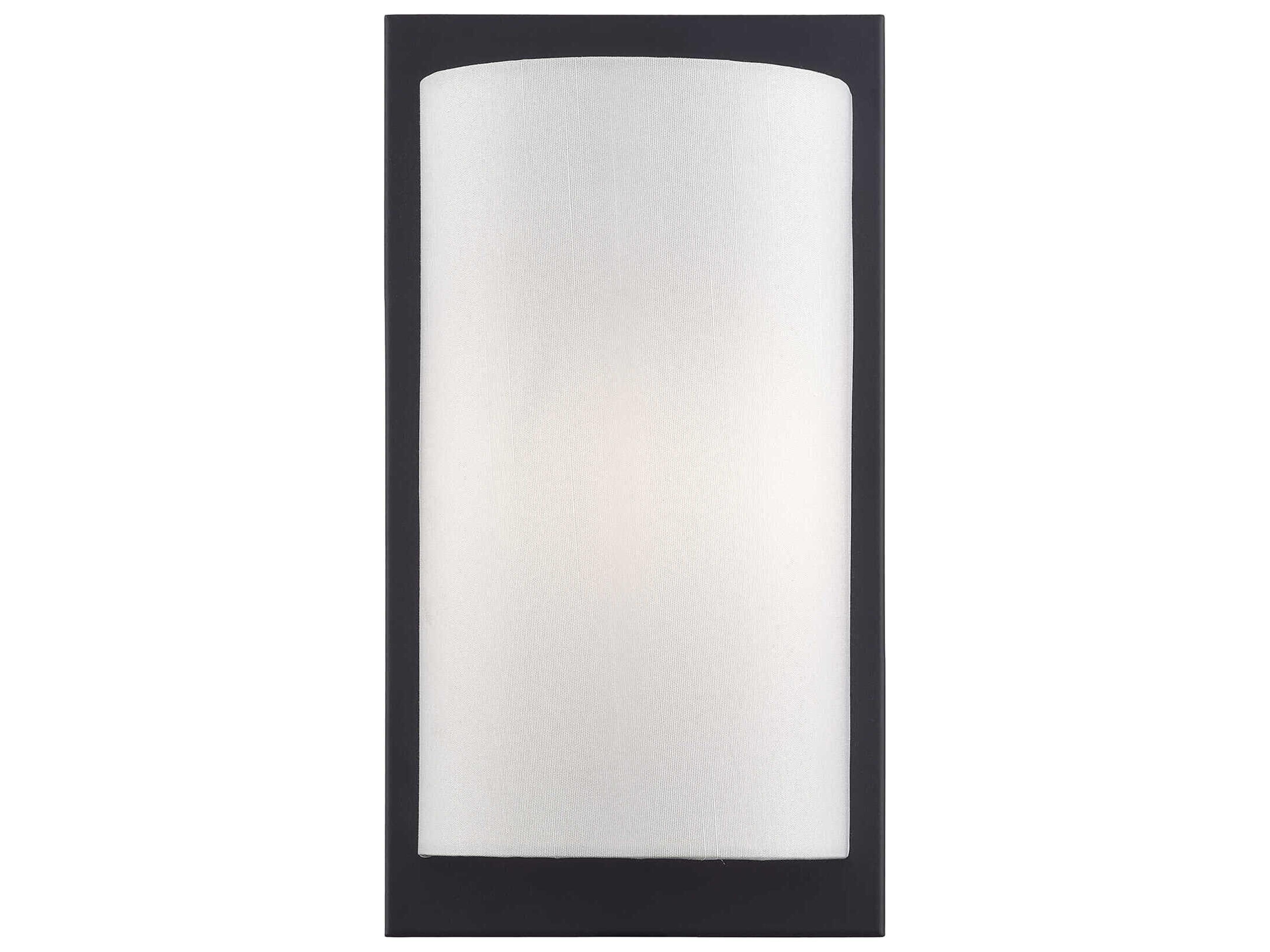 Brenton 1-Light Black Wall Sconce