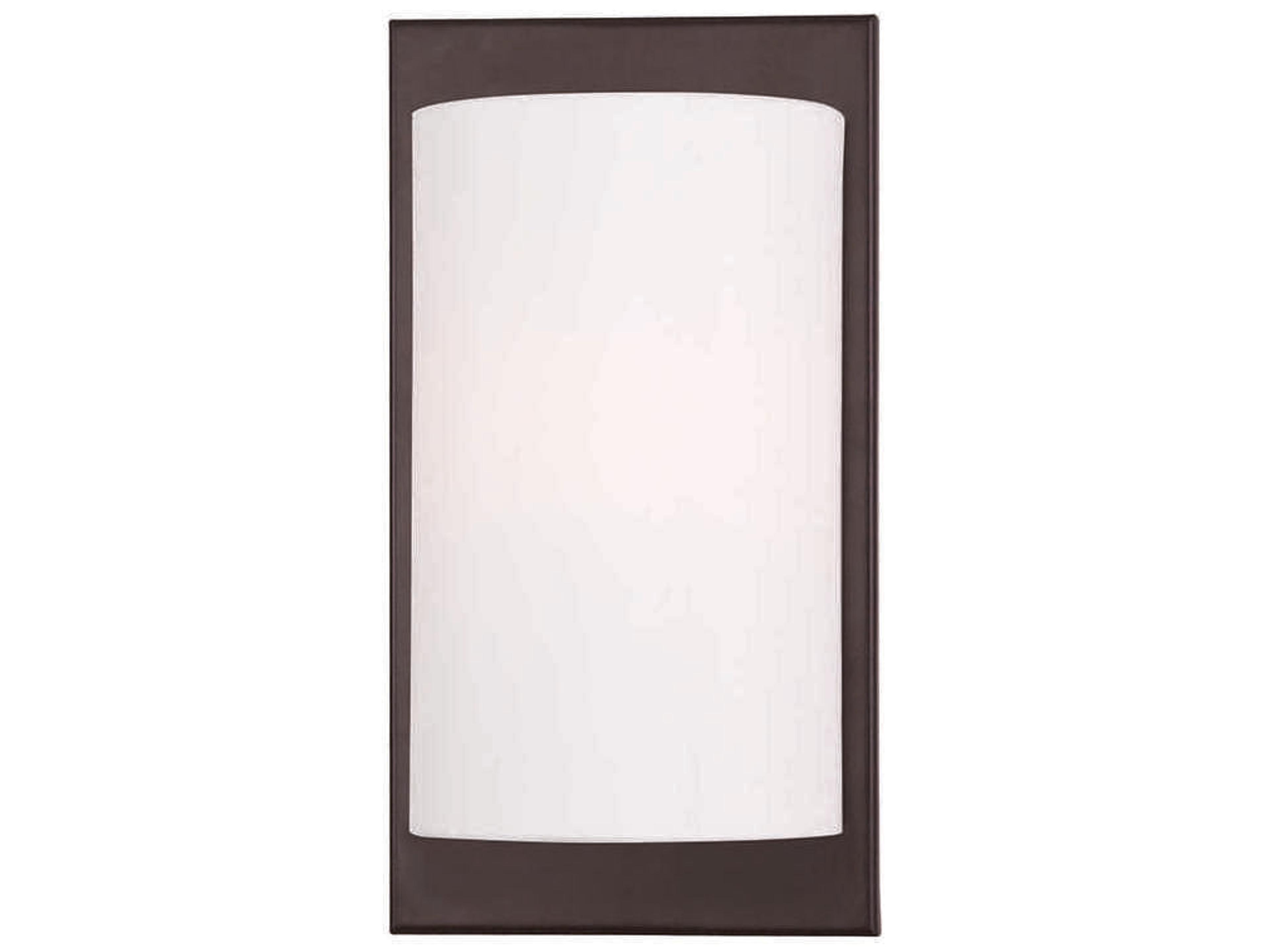 Meridian 1-Light Bronze Wall Sconce