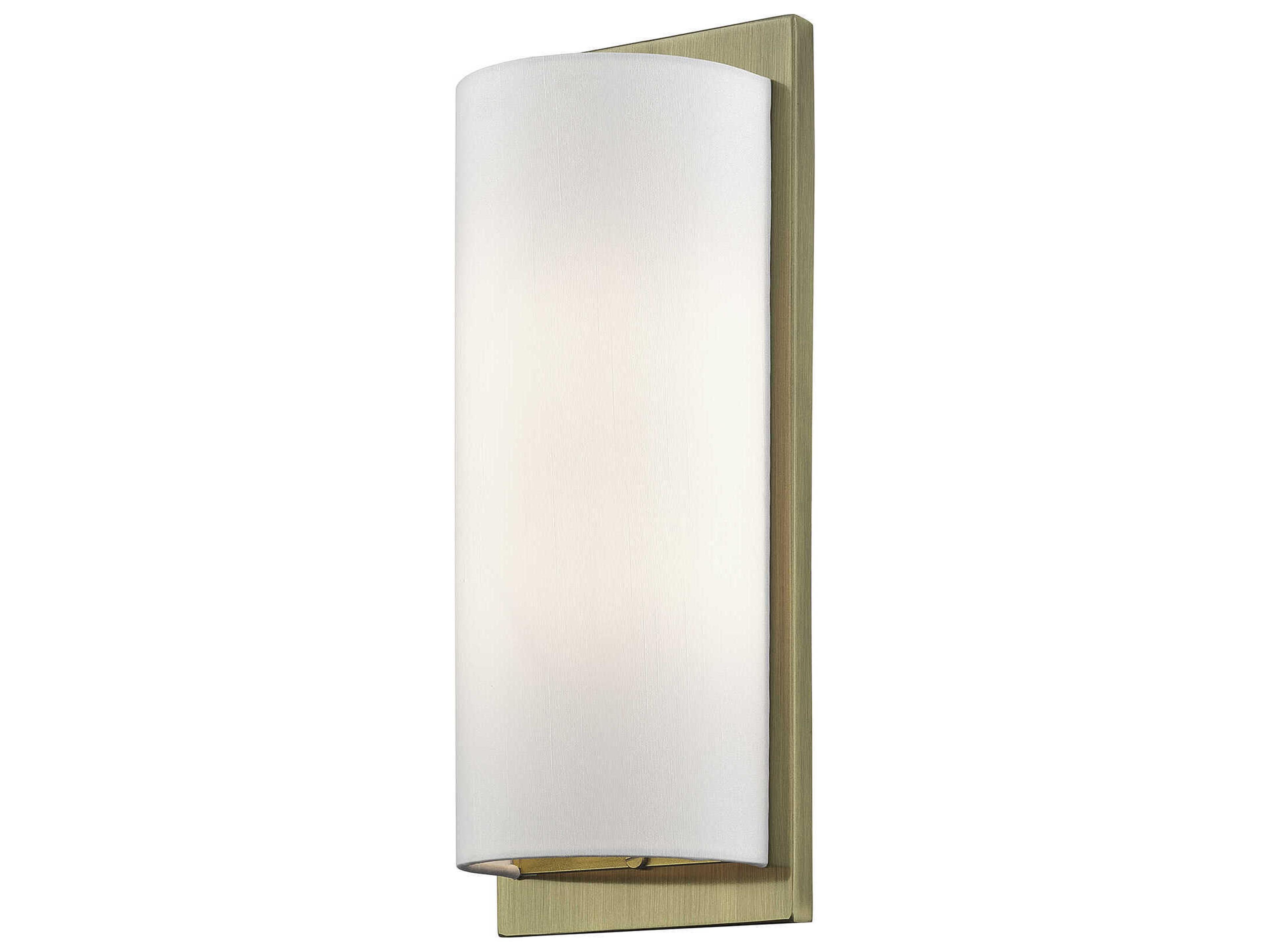 Livex Lighting Brenton 2-Light Antique Brass Wall Sconce
