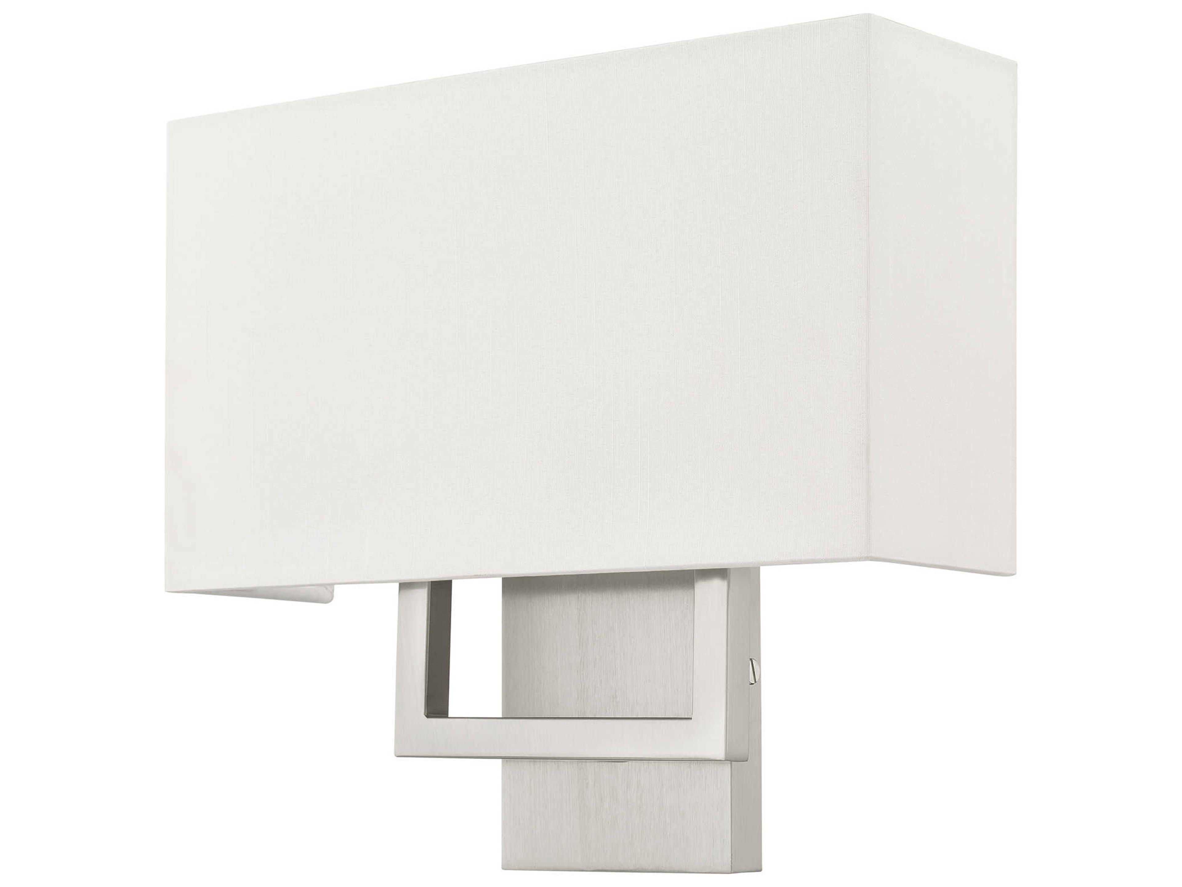 Livex Lighting Pierson 2-Light Brushed Nickel Wall Sconce