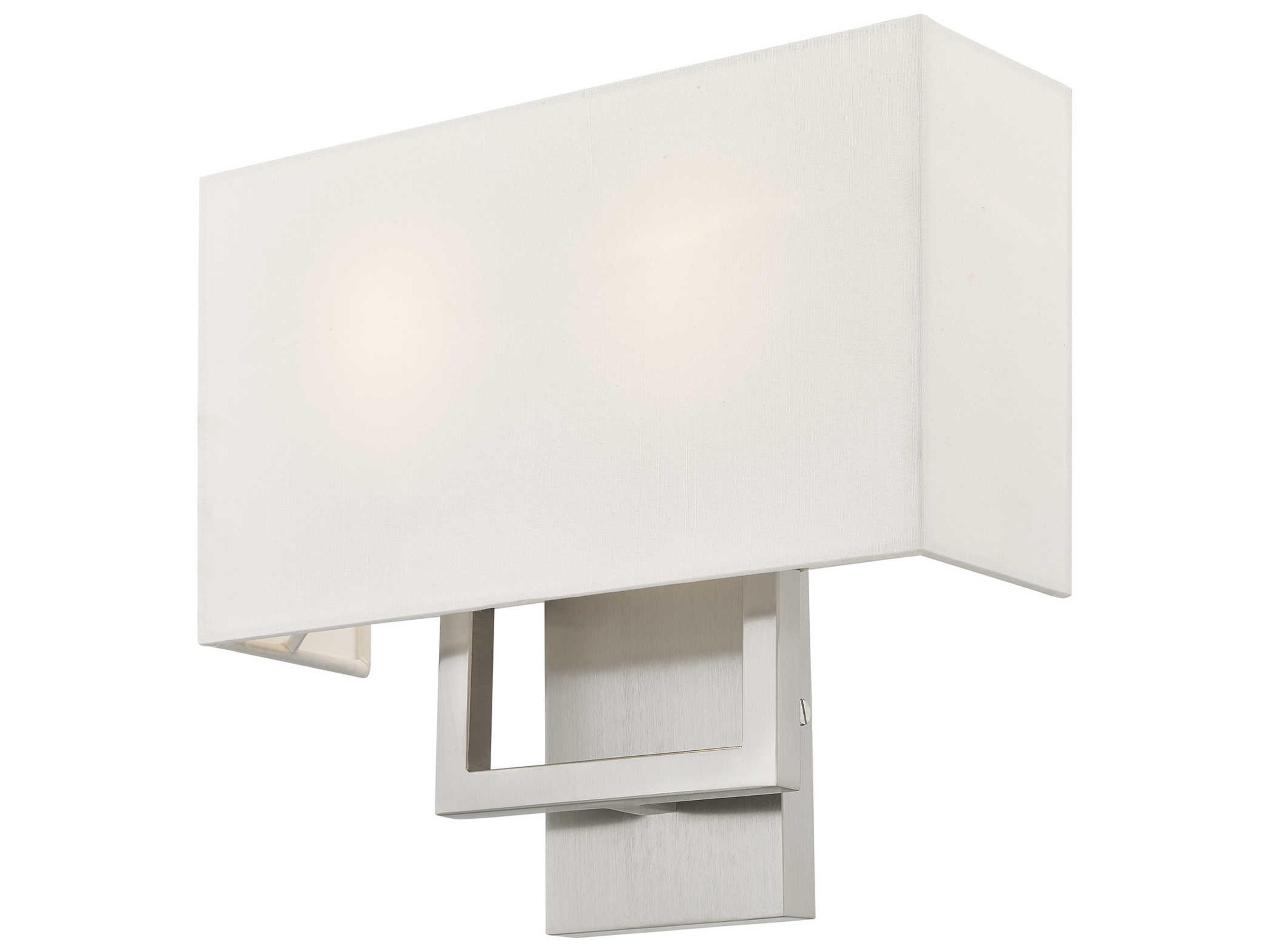 Livex Lighting Pierson 2-Light Brushed Nickel Wall Sconce