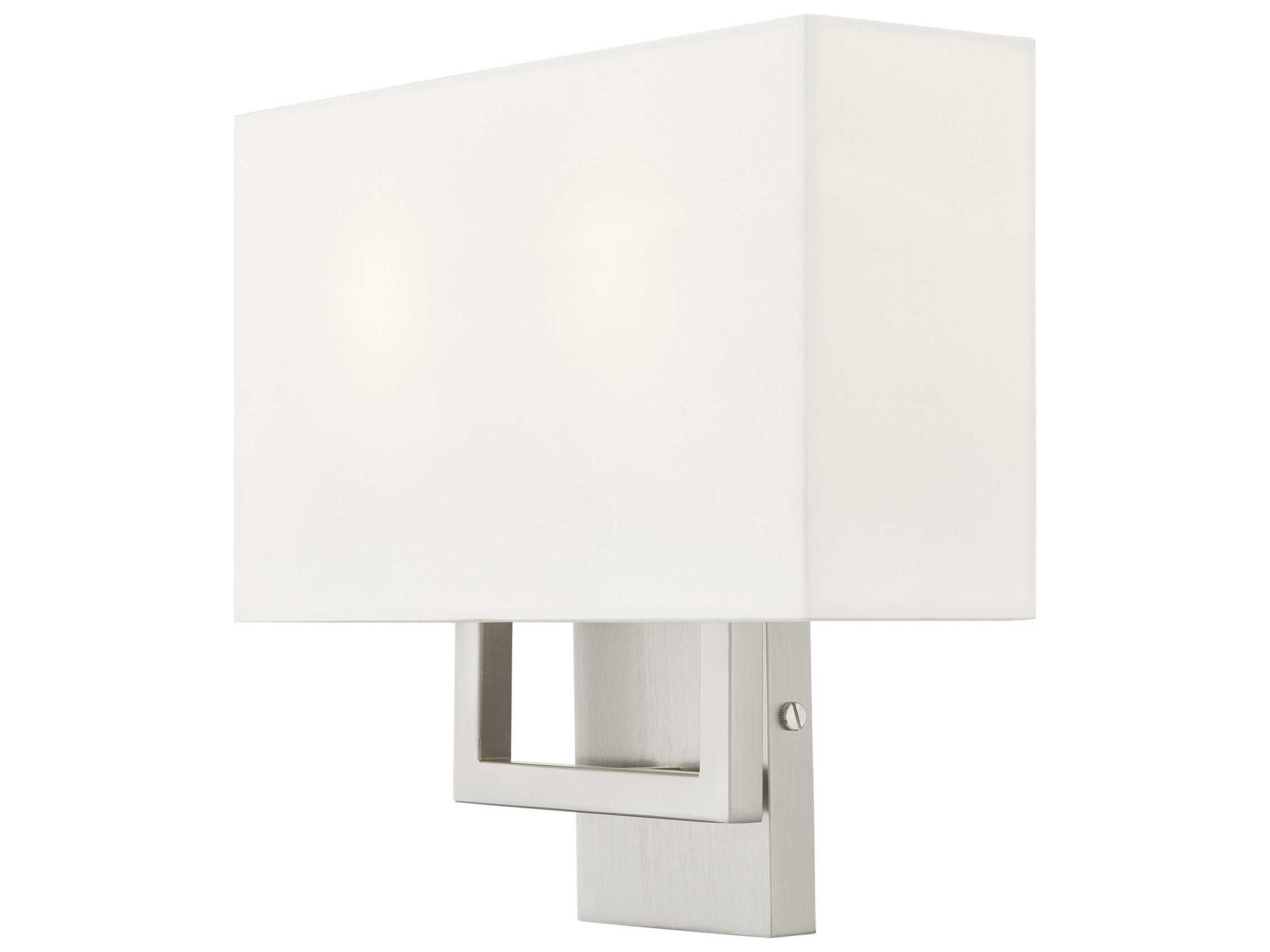 Livex Lighting Pierson 2-Light Brushed Nickel Wall Sconce