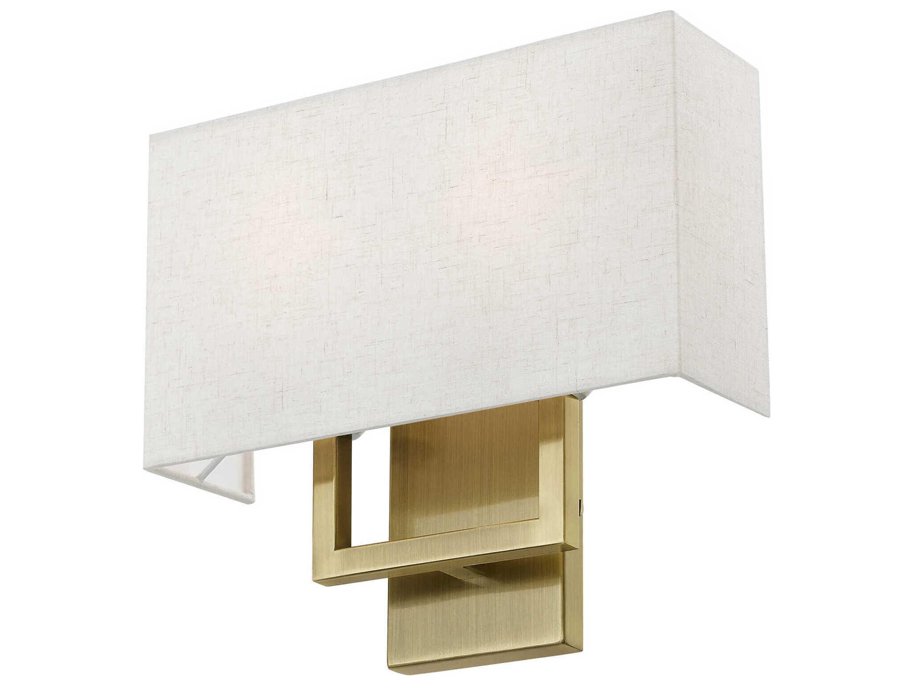 Livex Lighting Pierson 2-Light Antique Brass Wall Sconce