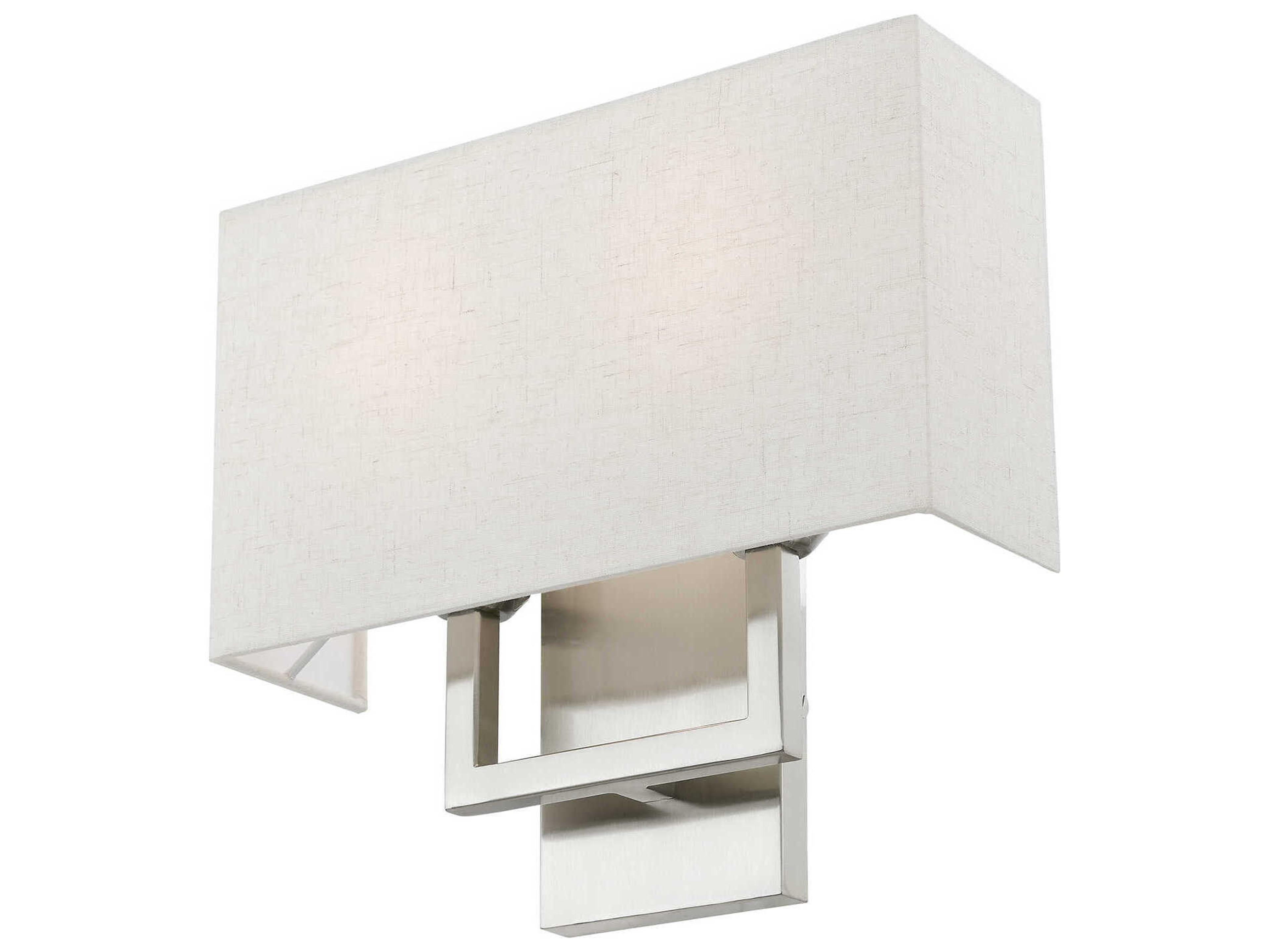 Livex Lighting Pierson 2-Light Brushed Nickel Wall Sconce