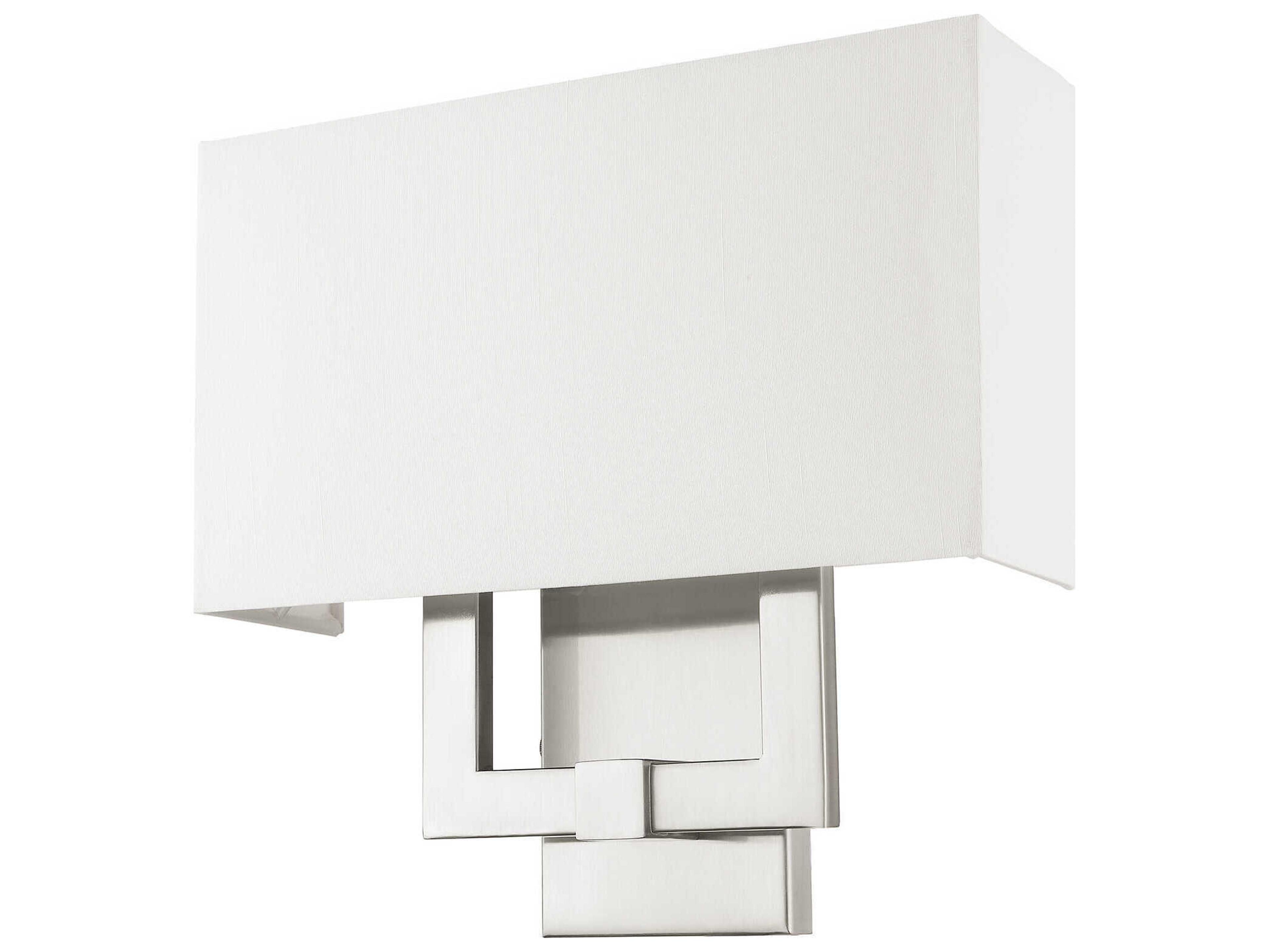 Livex Lighting Hollborn 2-Light Brushed Nickel Wall Sconce