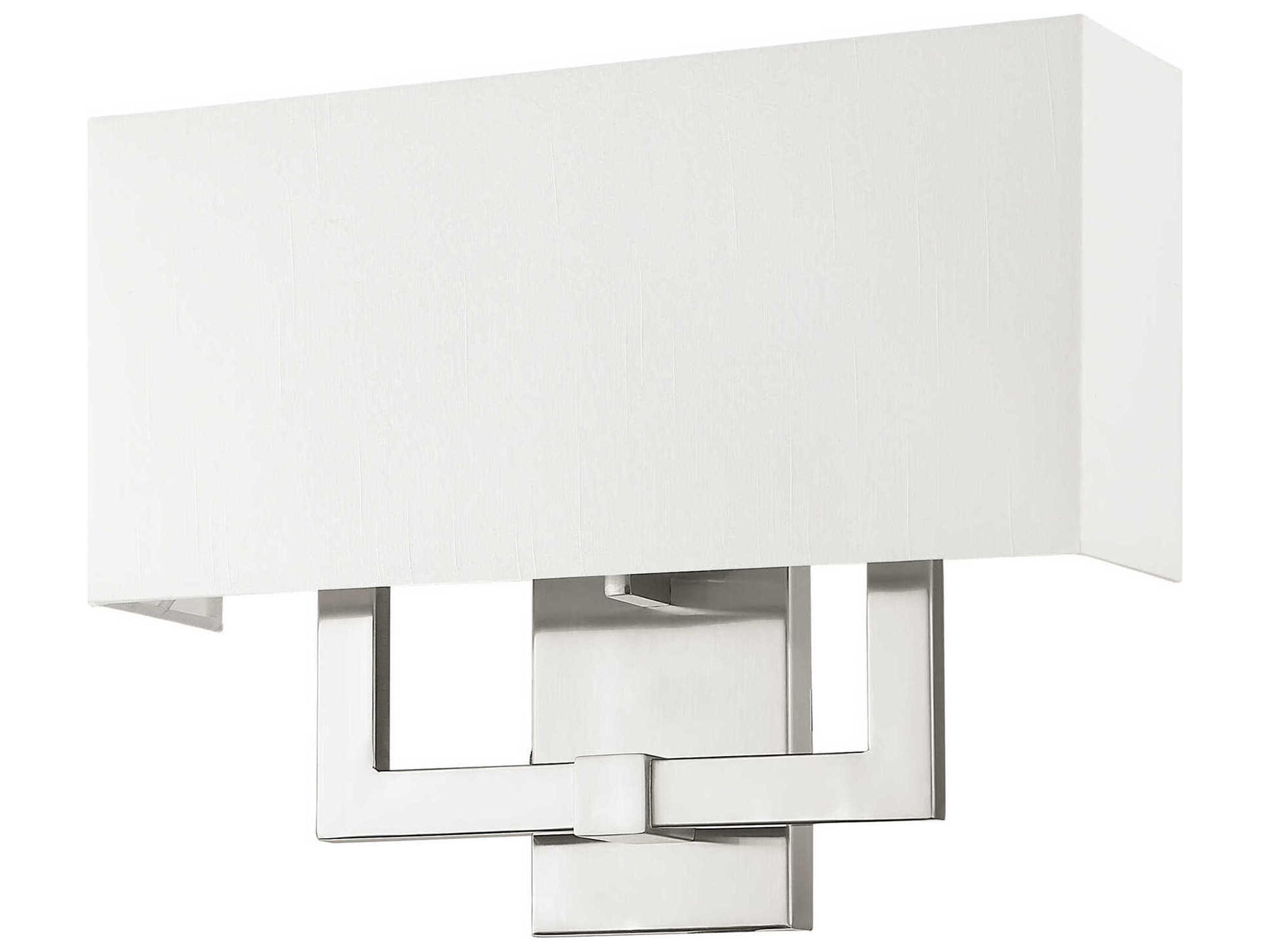 Livex Lighting Hollborn 3-Light Brushed Nickel Wall Sconce
