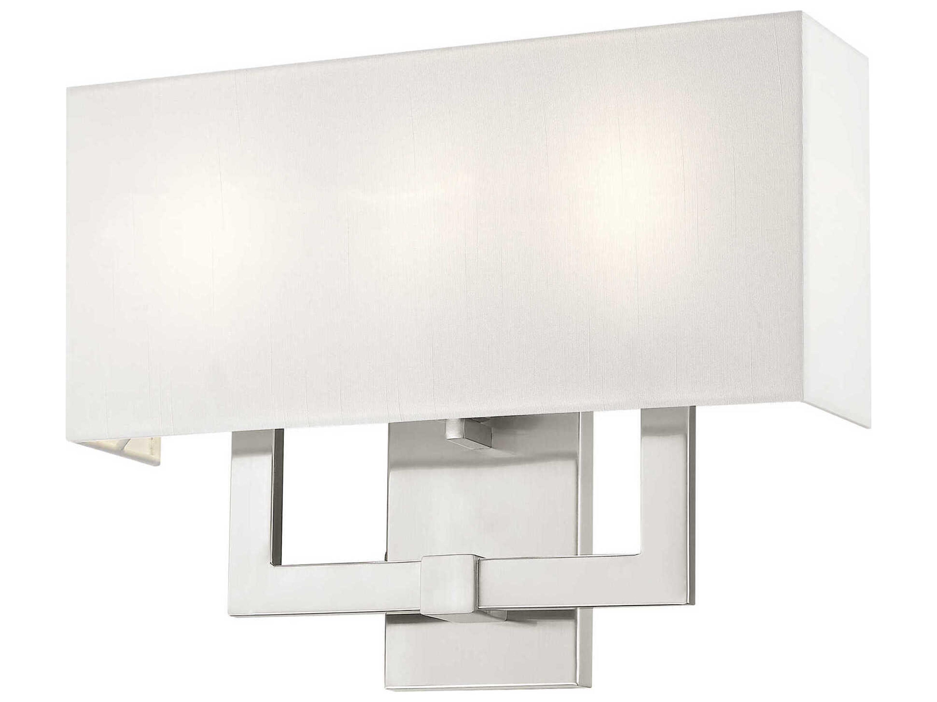 Livex Lighting Hollborn 3-Light Brushed Nickel Wall Sconce