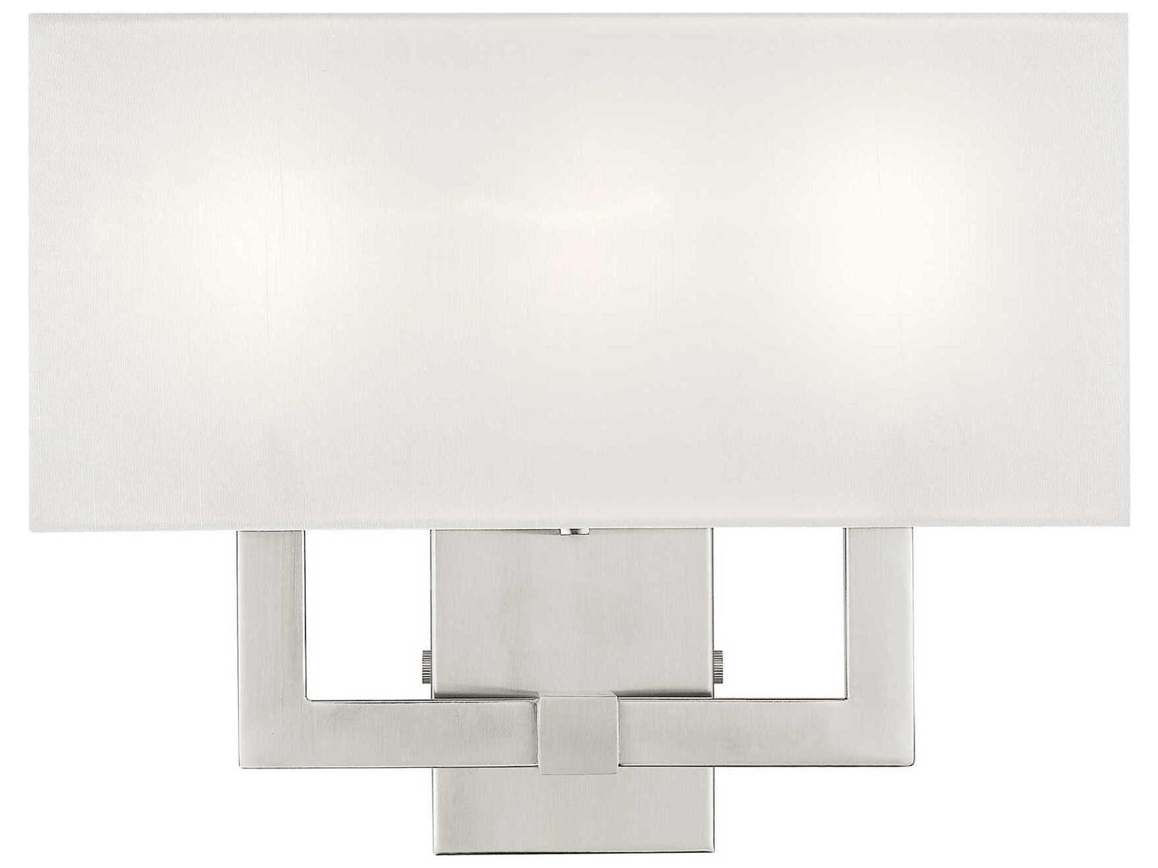 Livex Lighting Hollborn 3-Light Brushed Nickel Wall Sconce