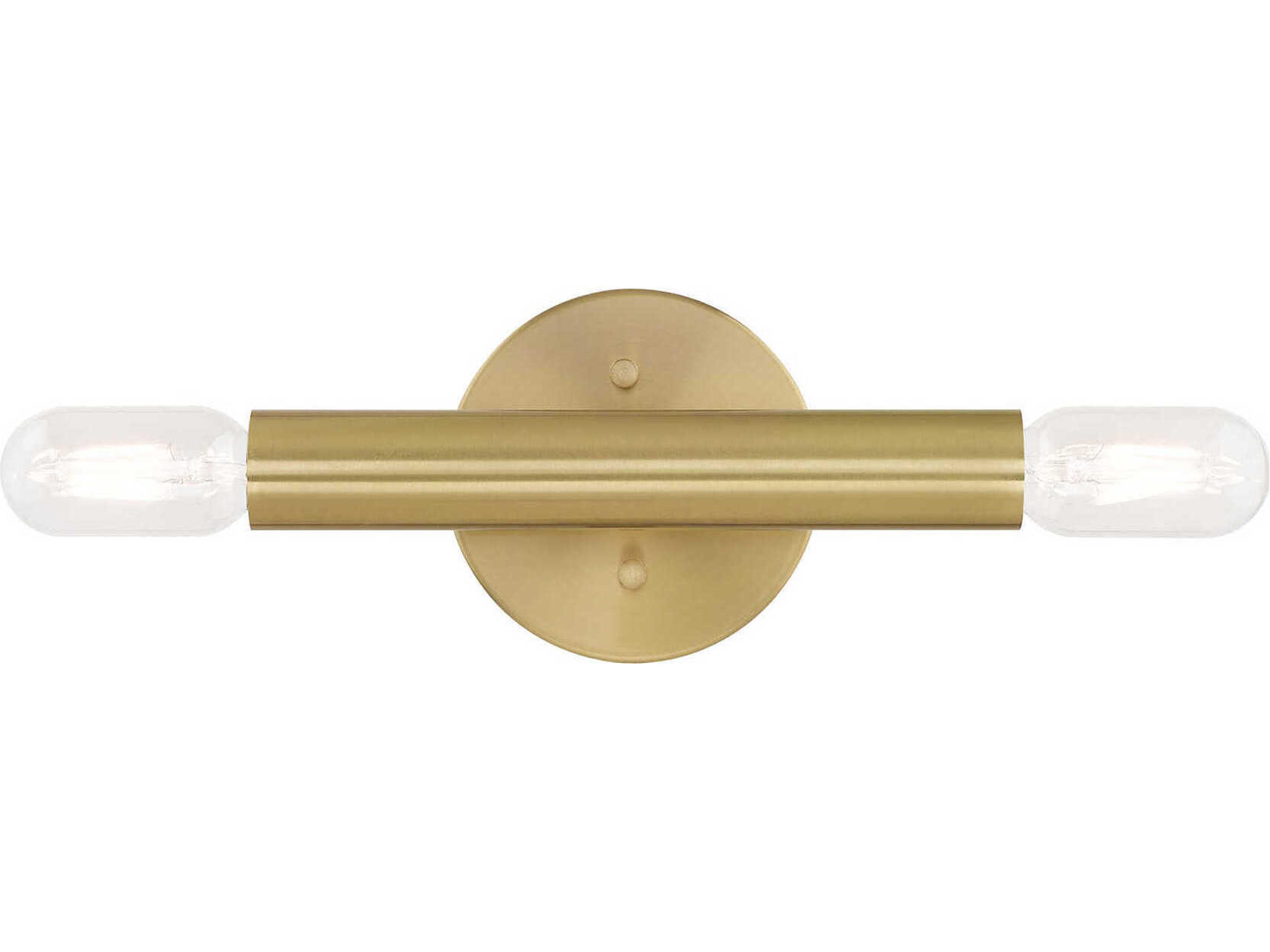 Livex Lighting Copenhagen 2-Light Satin Brass Wall Sconce