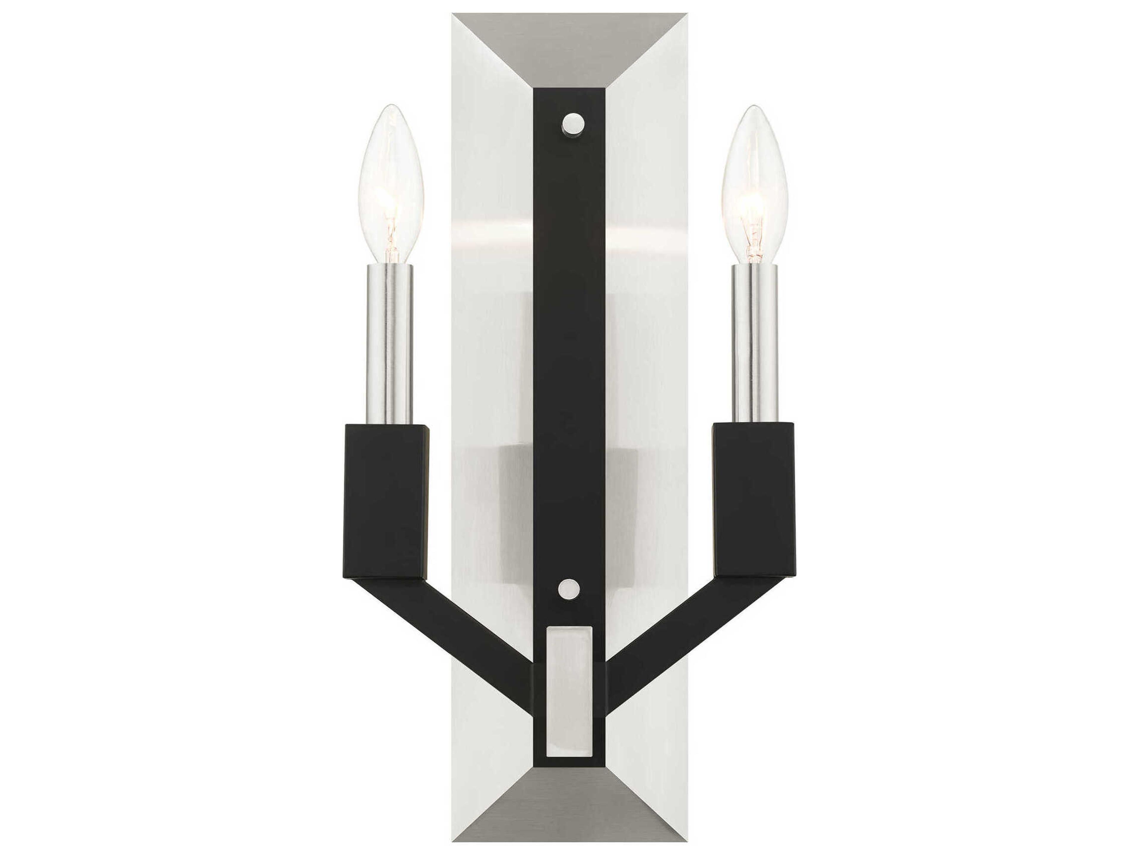 Beckett 2-Light Brushed Nickel Wall Sconce