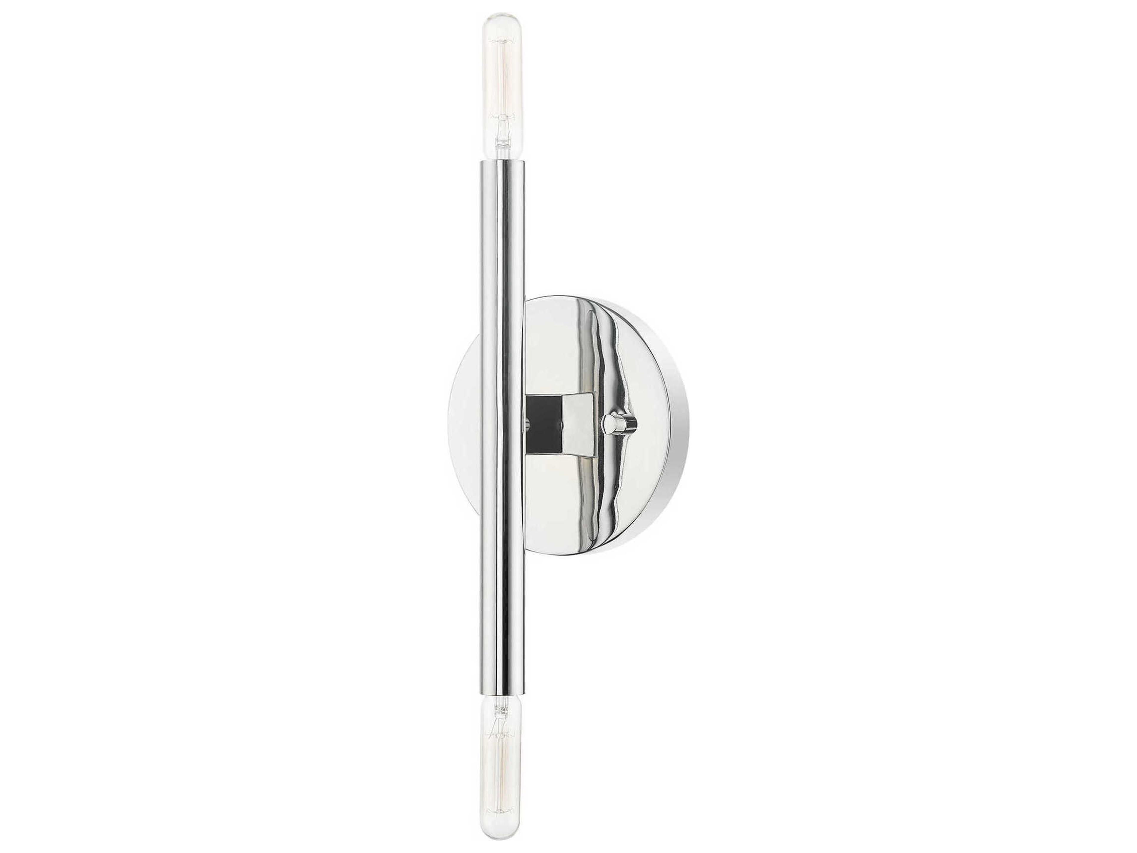 Livex Lighting Copenhagen 2-Light Polished Chrome Wall Sconce