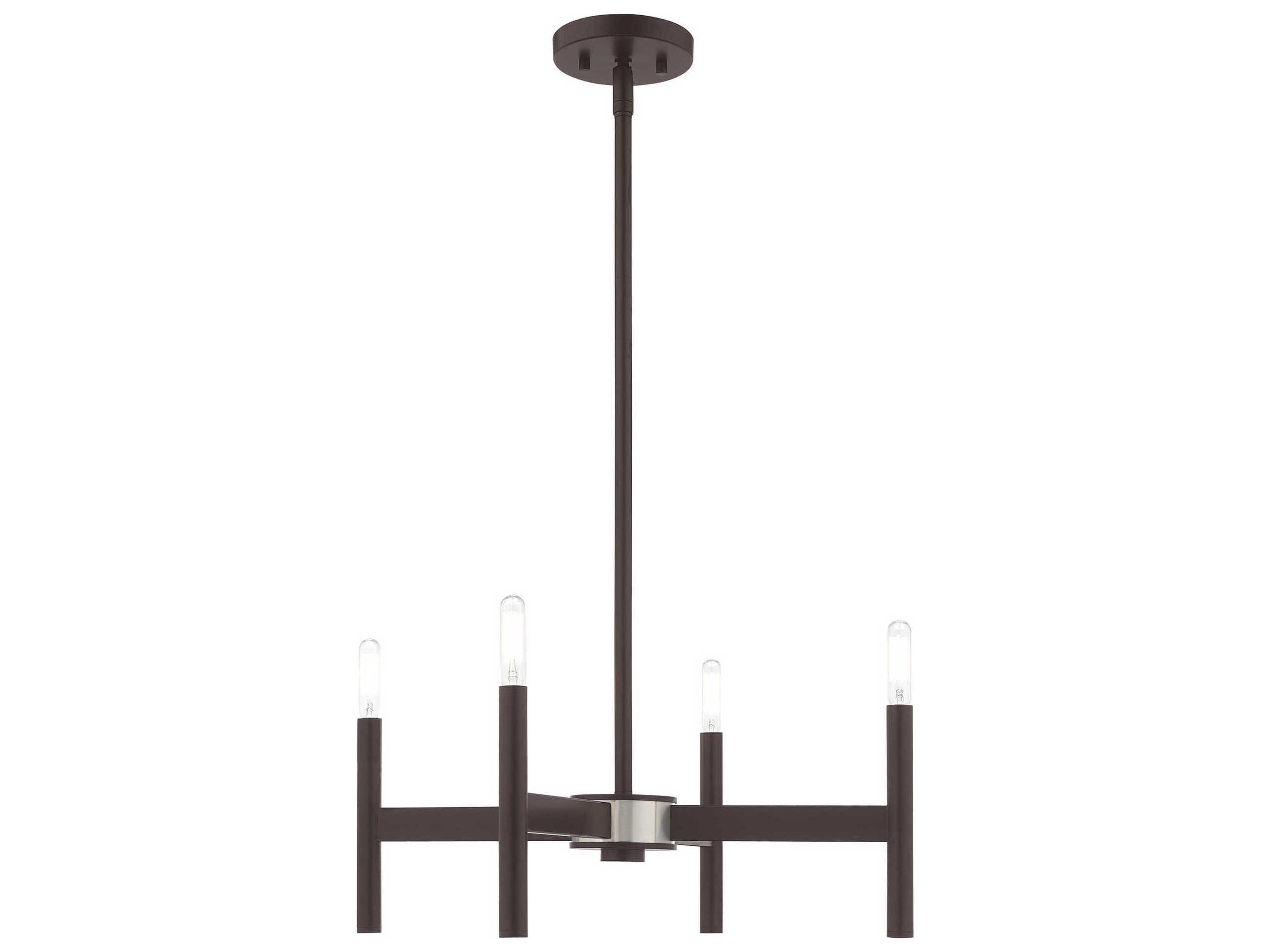 Copenhagen 4-Light Bronze Chandelier