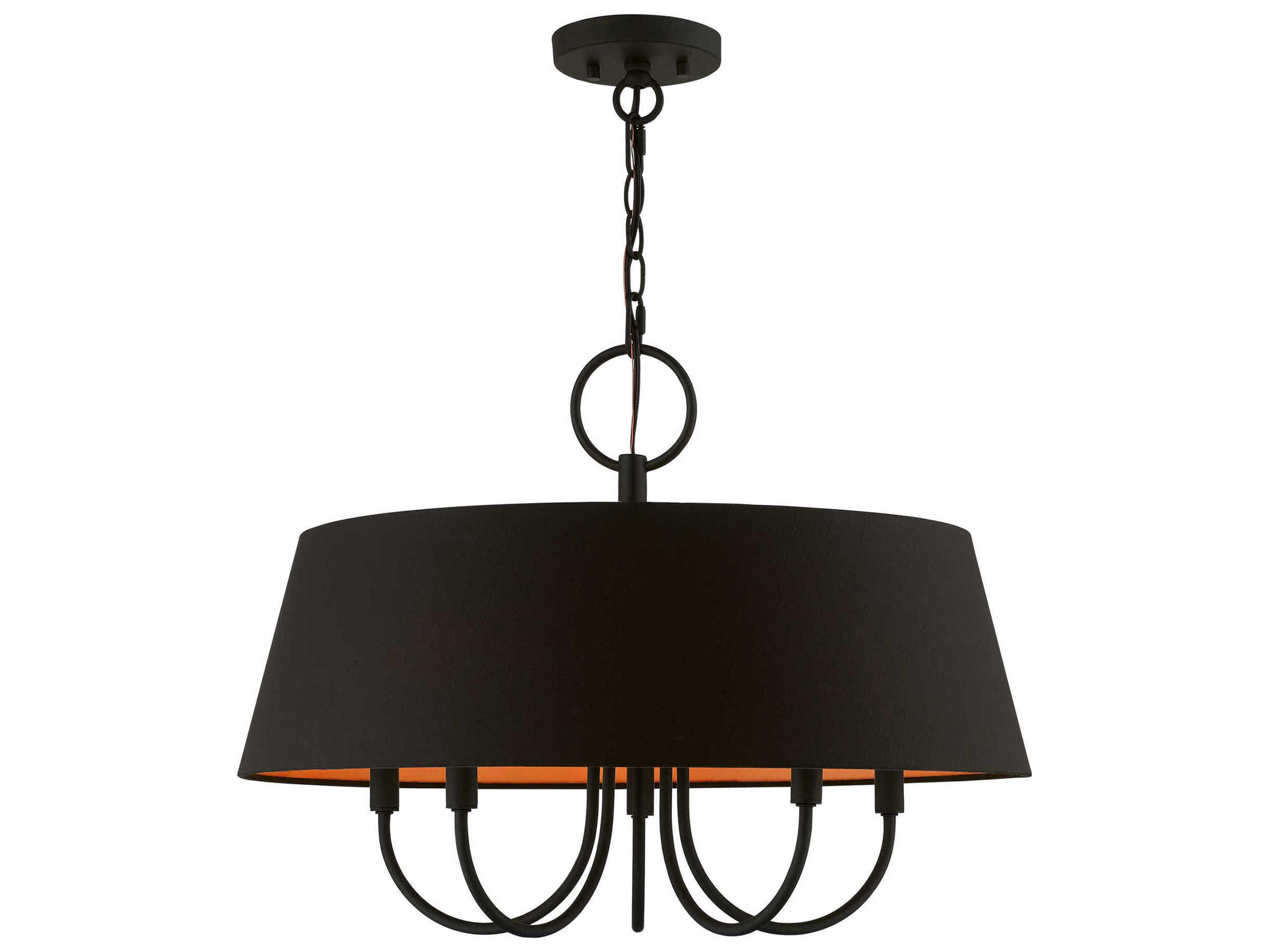 Palma 5-Light Black Candelabra Empire Chandelier