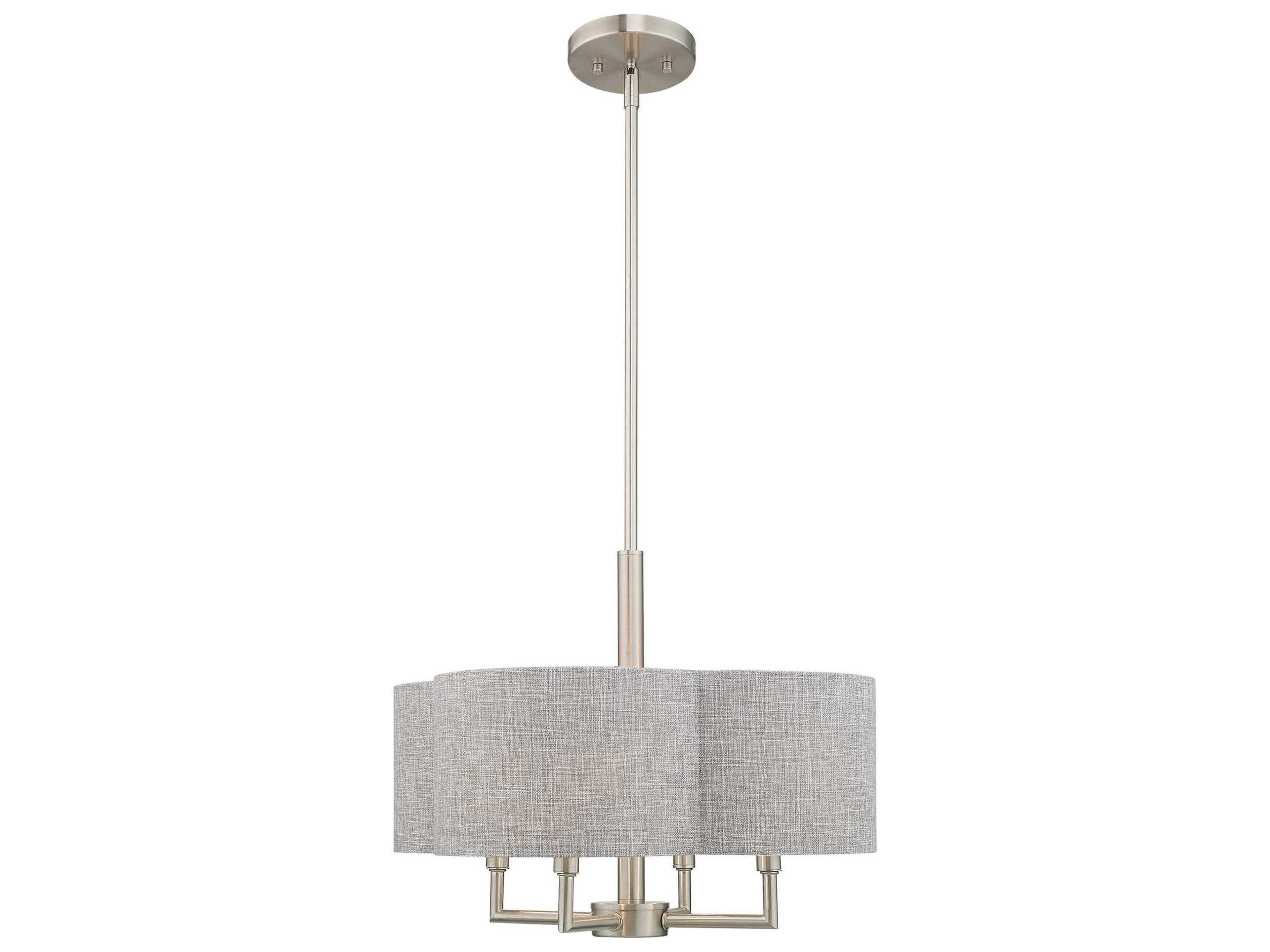 Kalmar 4-Light Brushed Nickel Chandelier
