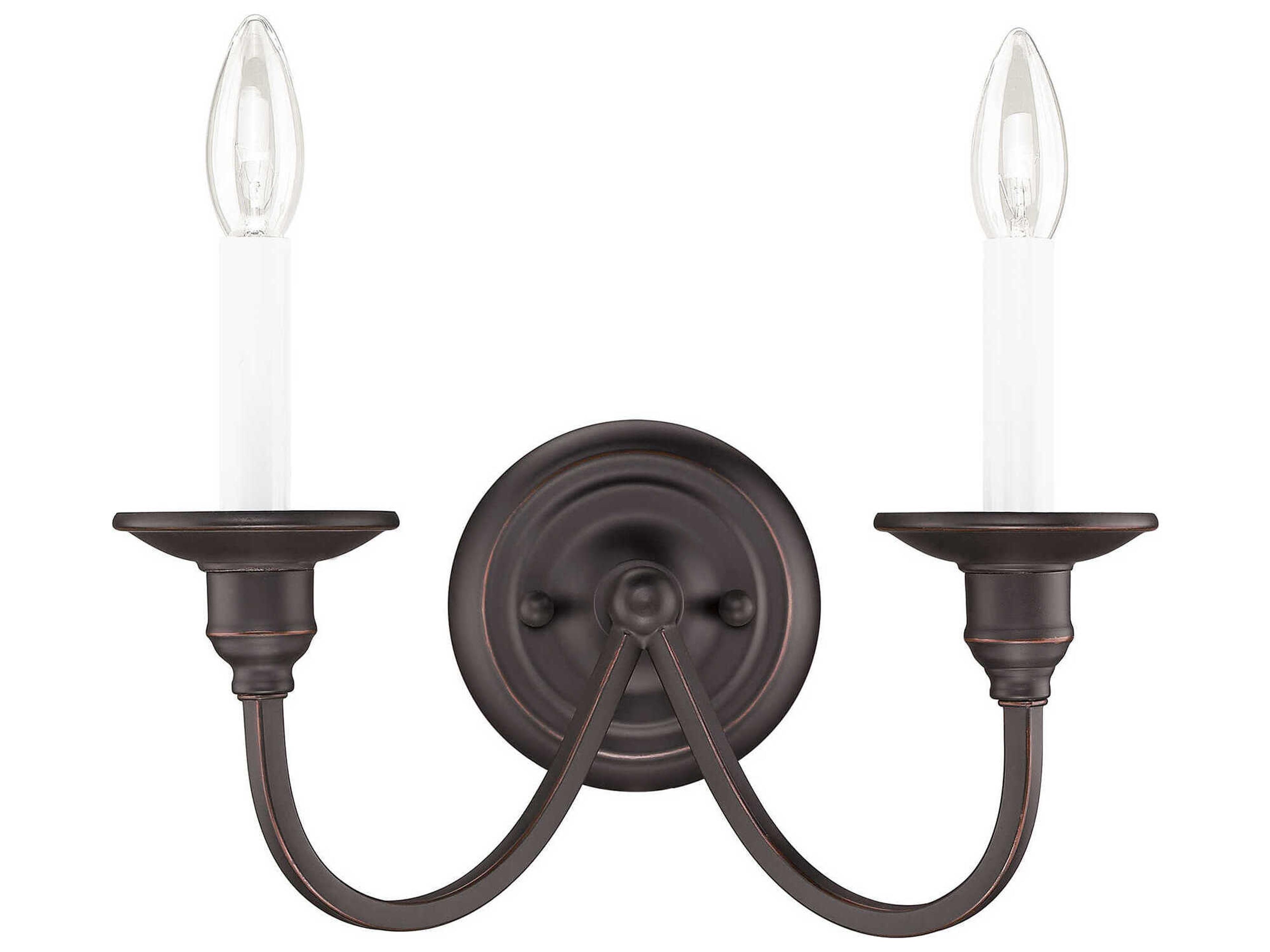 Livex Lighting Cranford 2-Light Olde Bronze Wall Sconce