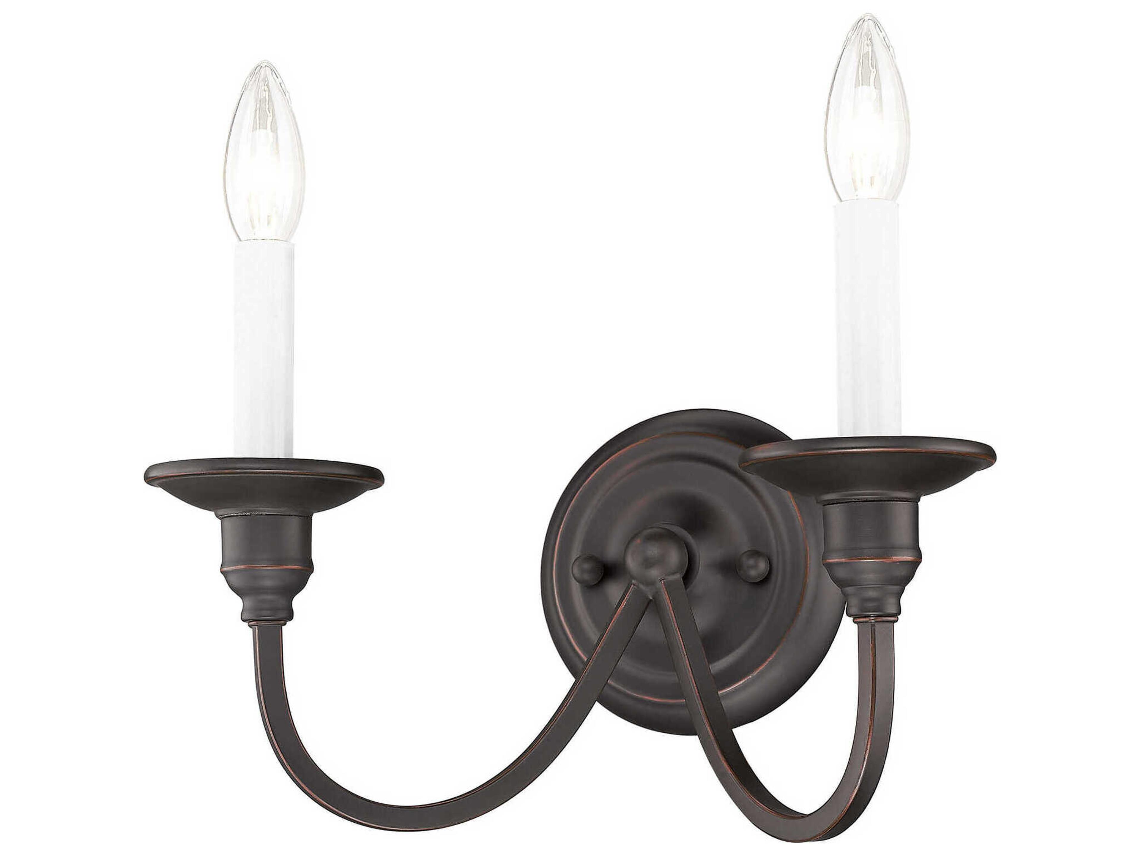 Livex Lighting Cranford 2-Light Olde Bronze Wall Sconce