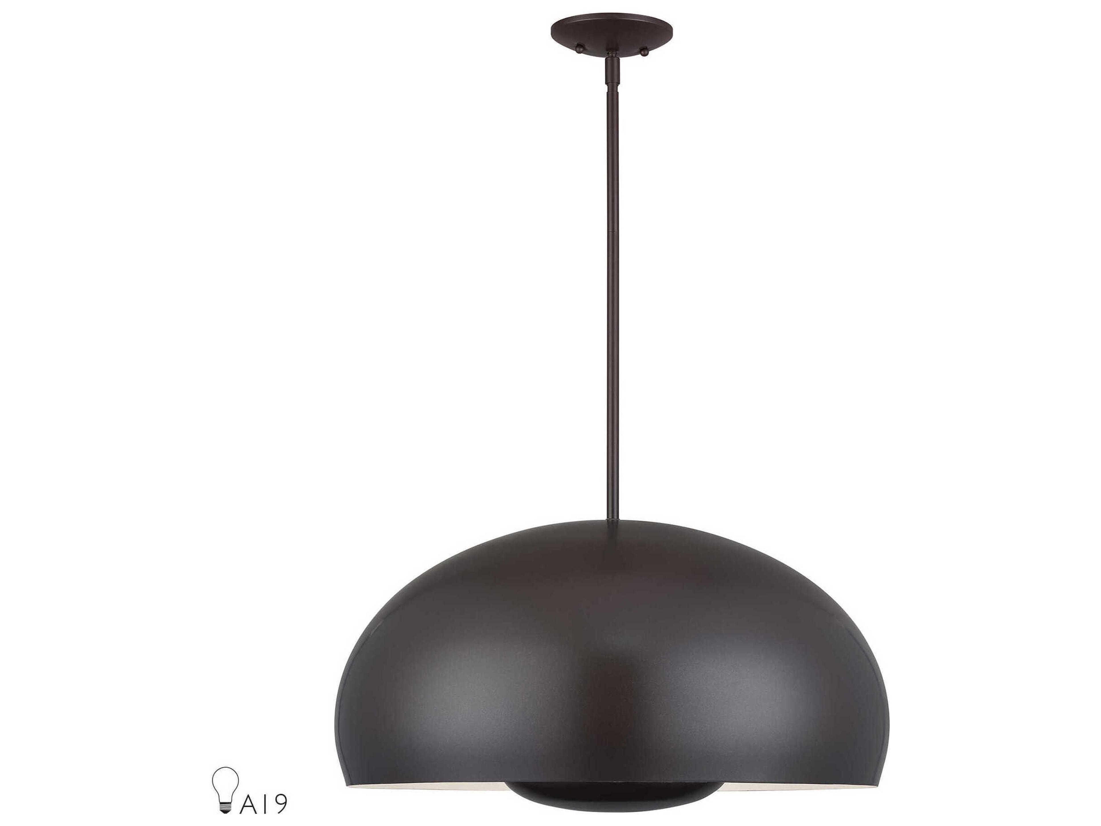 Livex Lighting Domma 4-Light English Bronze Linear Pendant