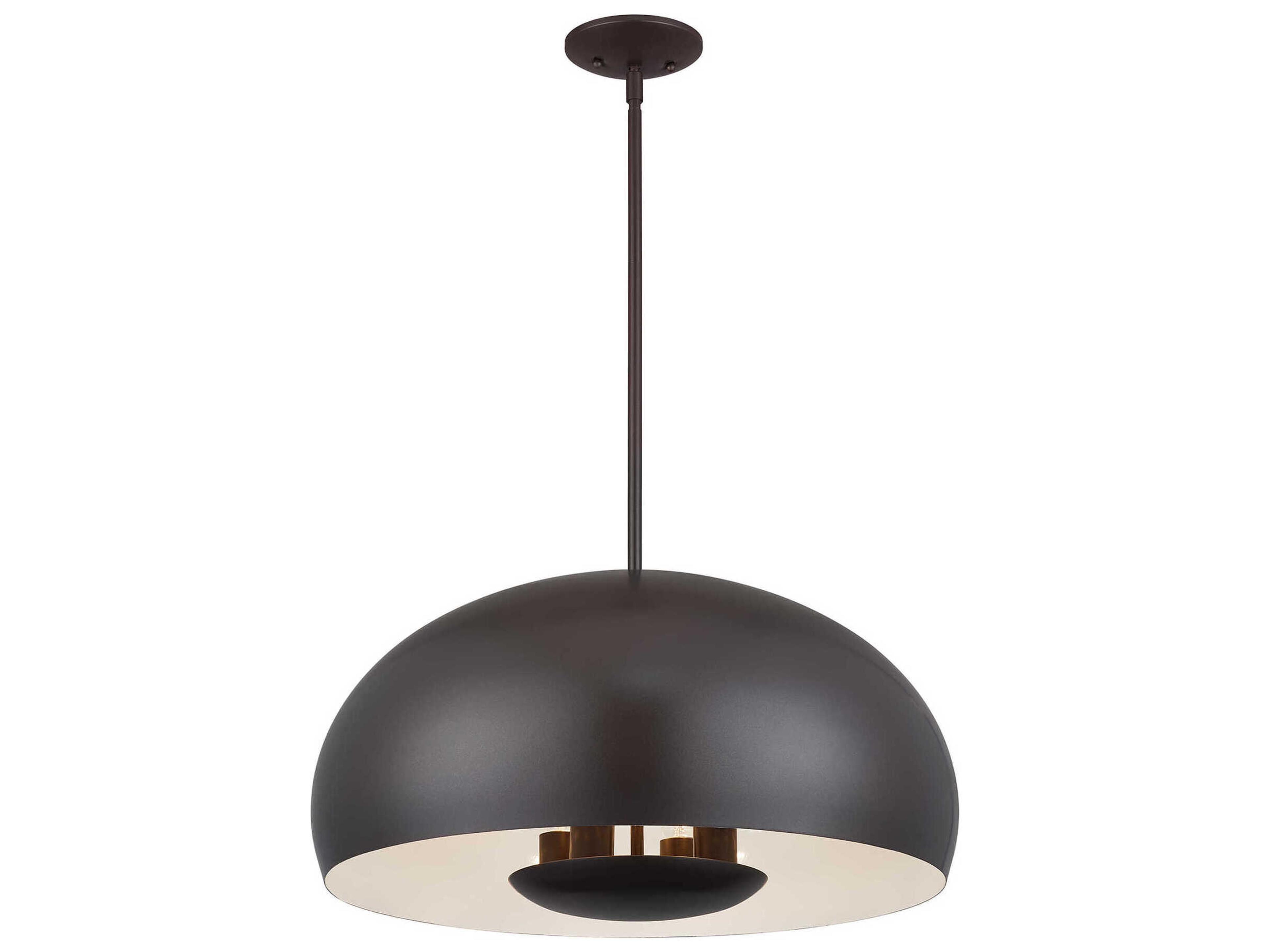 Livex Lighting Domma 4-Light English Bronze Linear Pendant