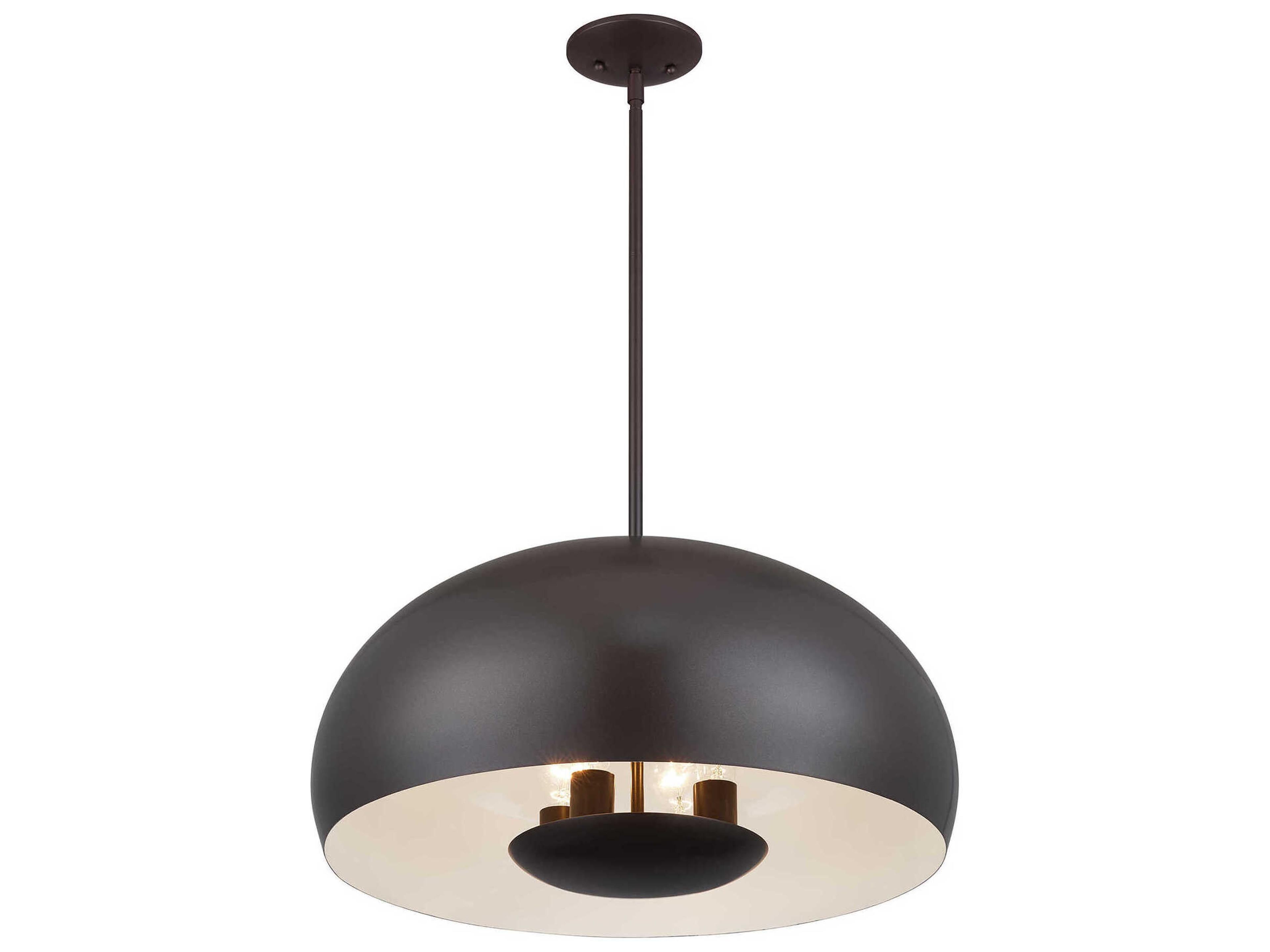 Livex Lighting Domma 4-Light English Bronze Linear Pendant