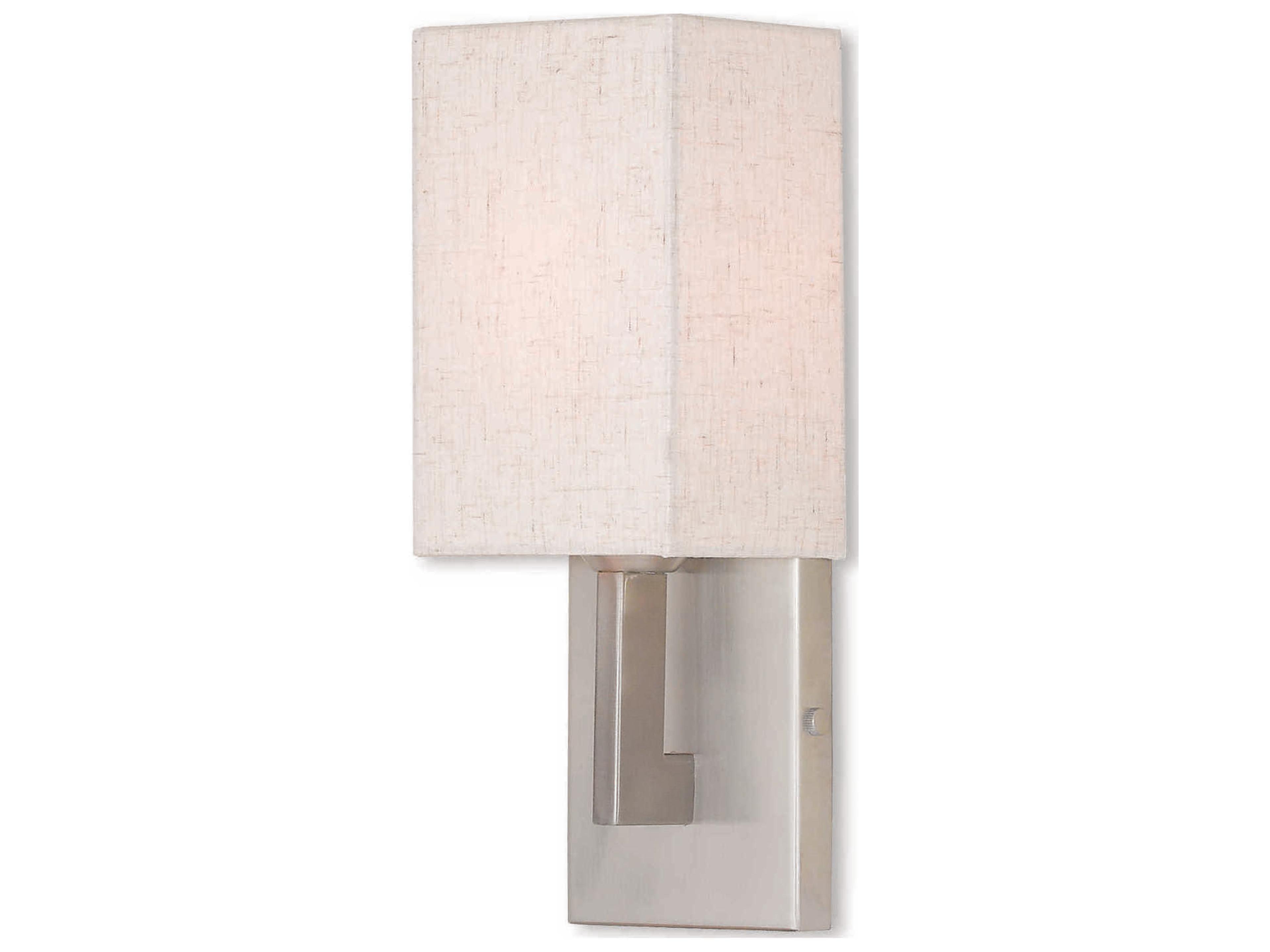 Meridian 1-Light Brushed Nickel Wall Sconce