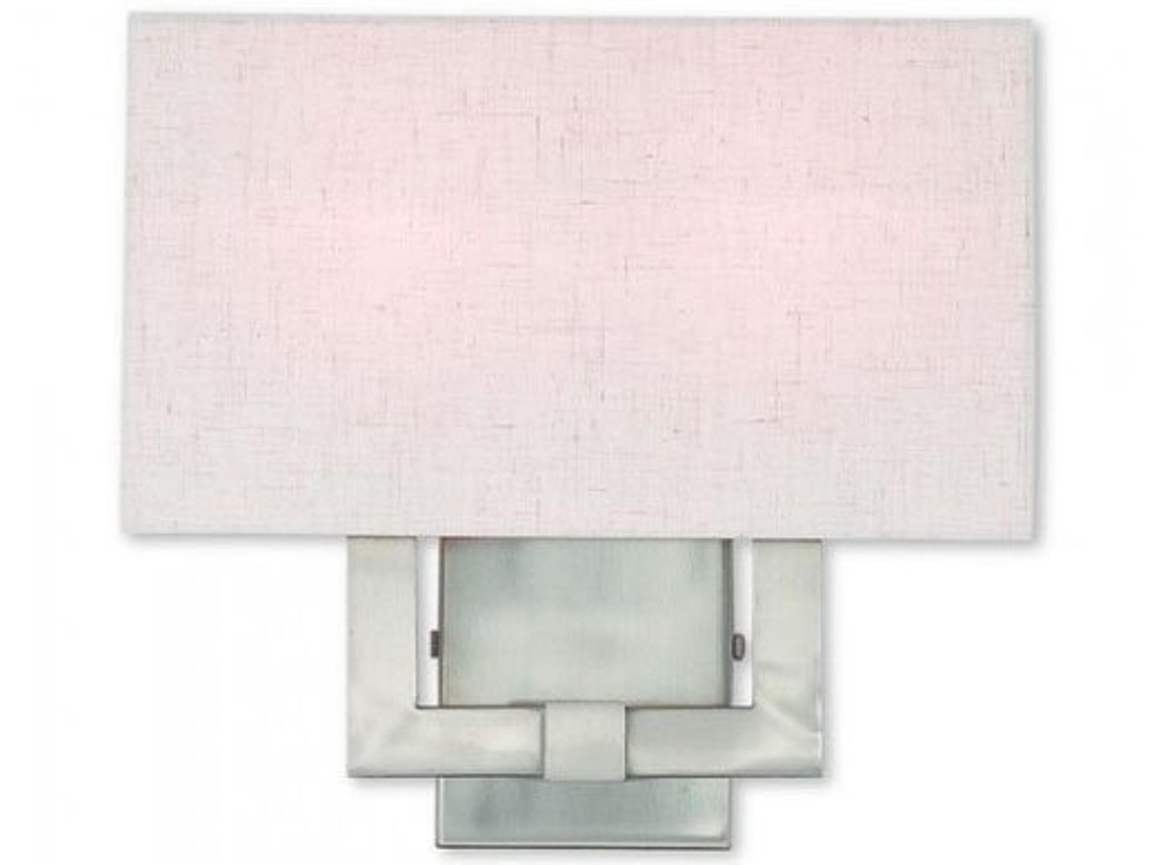 Meridian 2-Light Brushed Nickel Wall Sconce