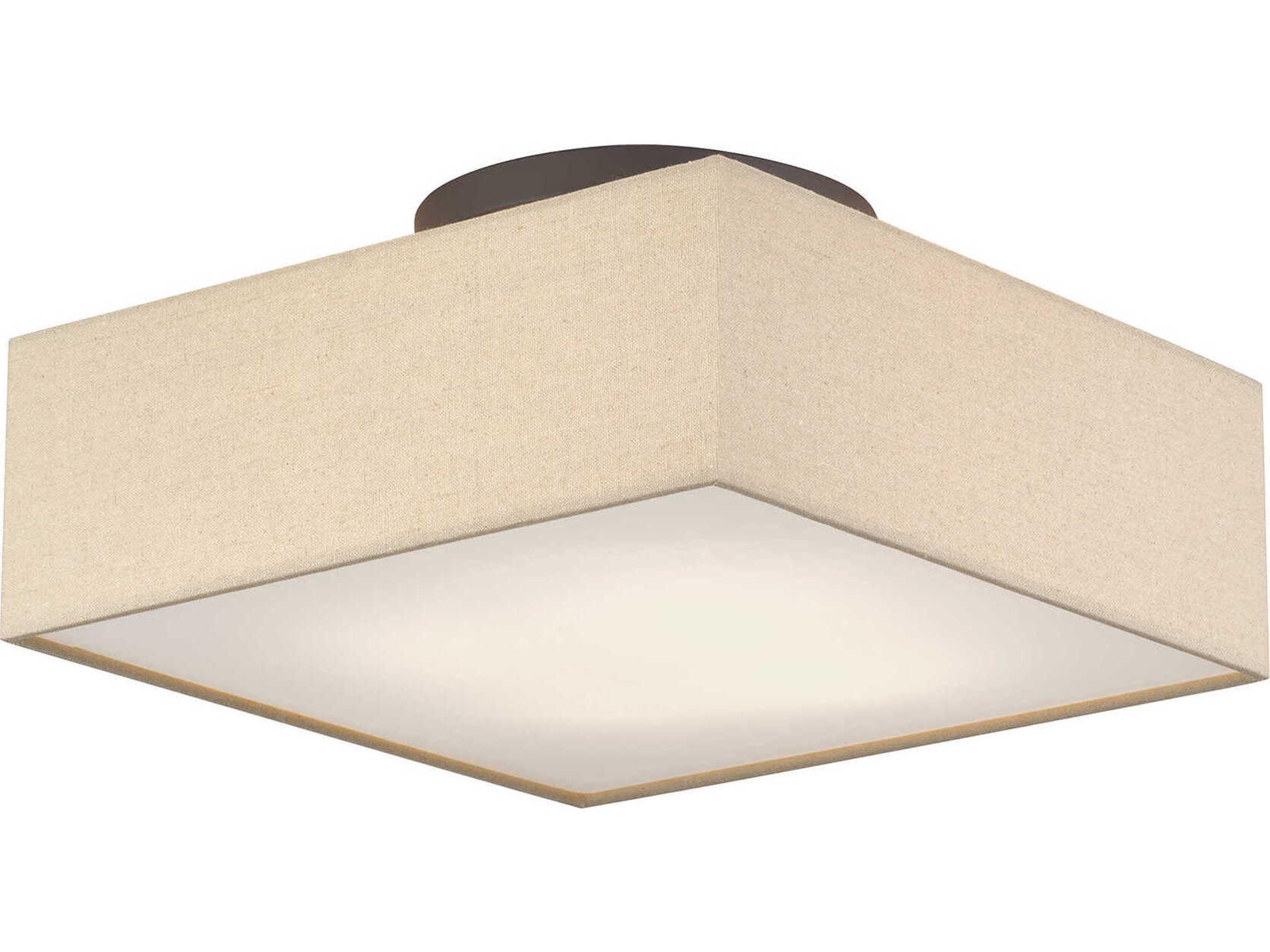 Livex Lighting Summit 4-Light Bronze Semi Flush Mount
