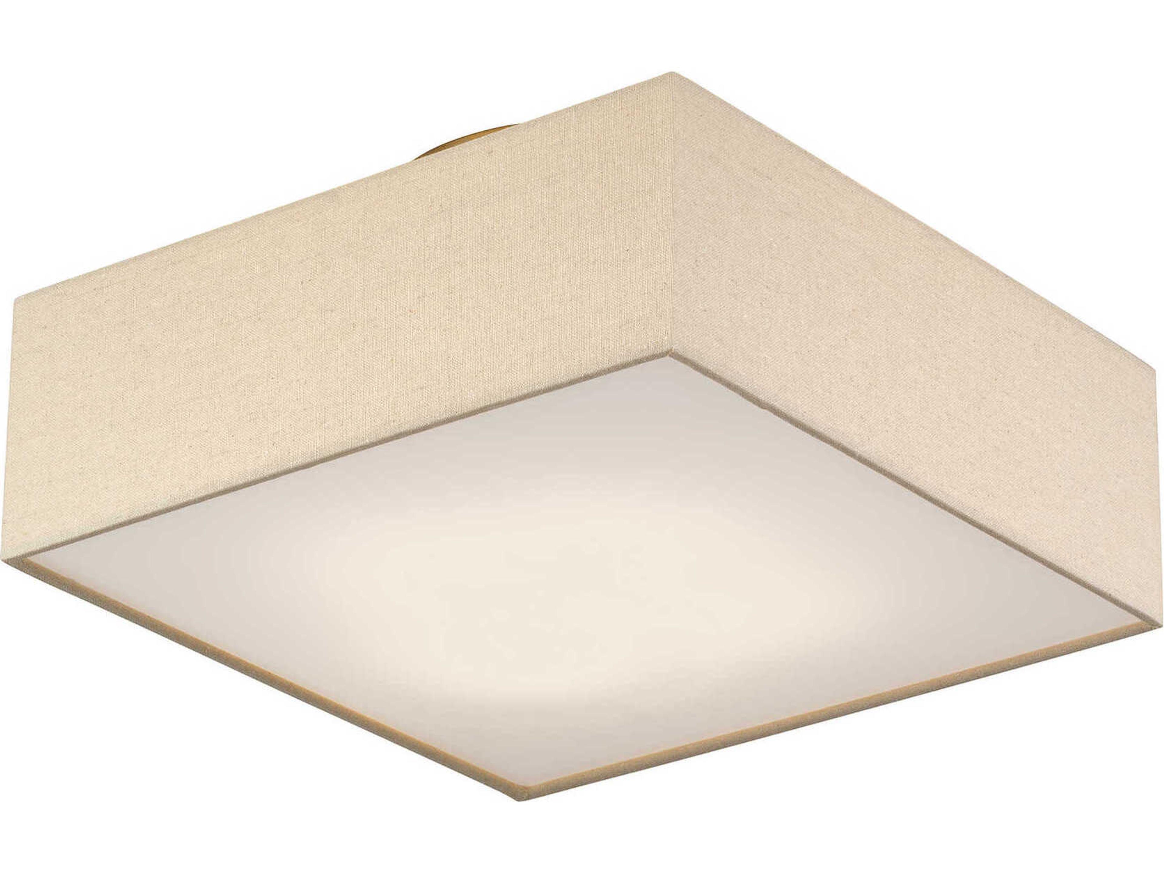 Livex Lighting Summit 4-Light Antique Gold Leaf Semi Flush Mount