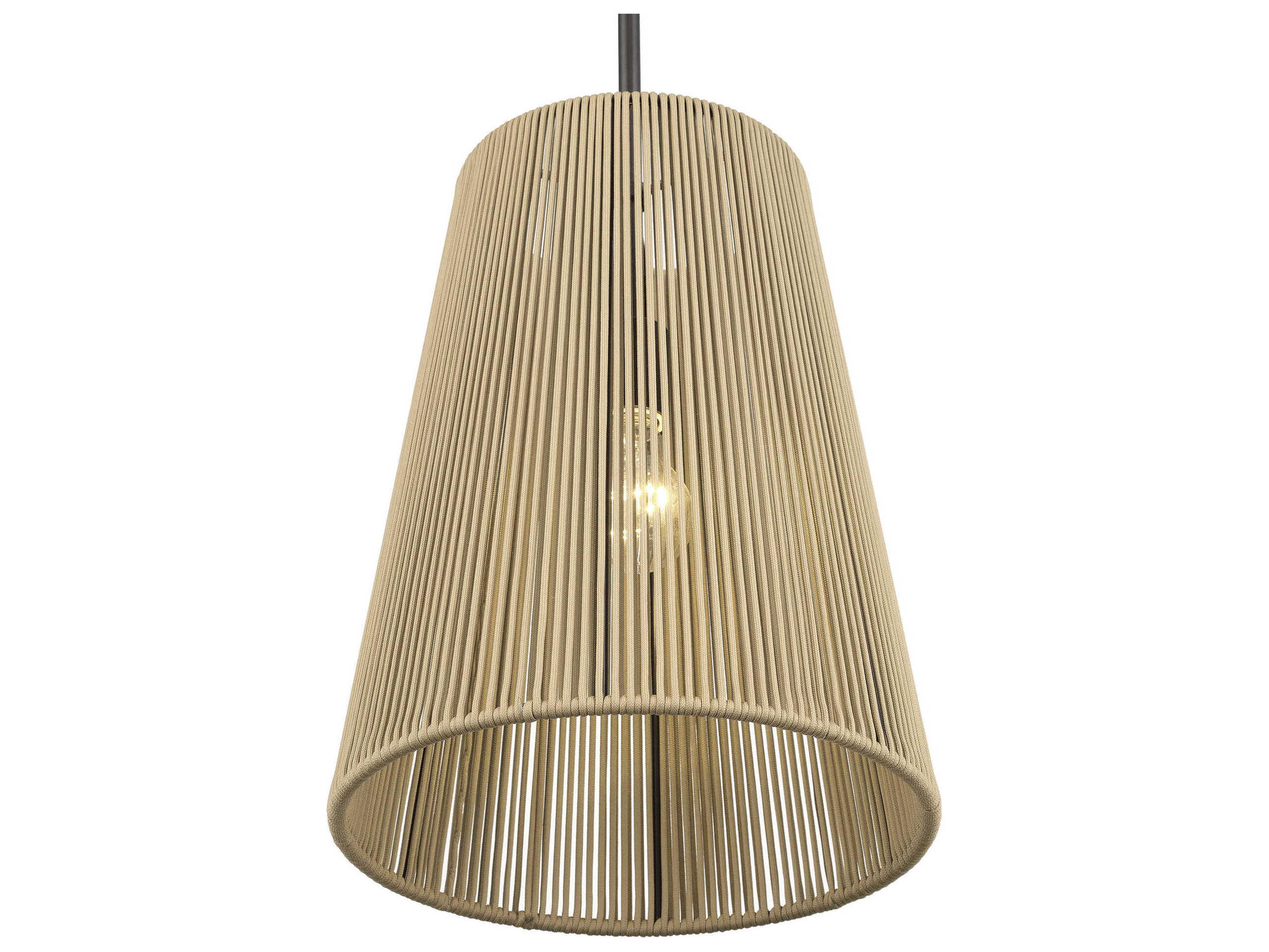 Livex Lighting Florell 1-Light English Bronze Mini Pendant