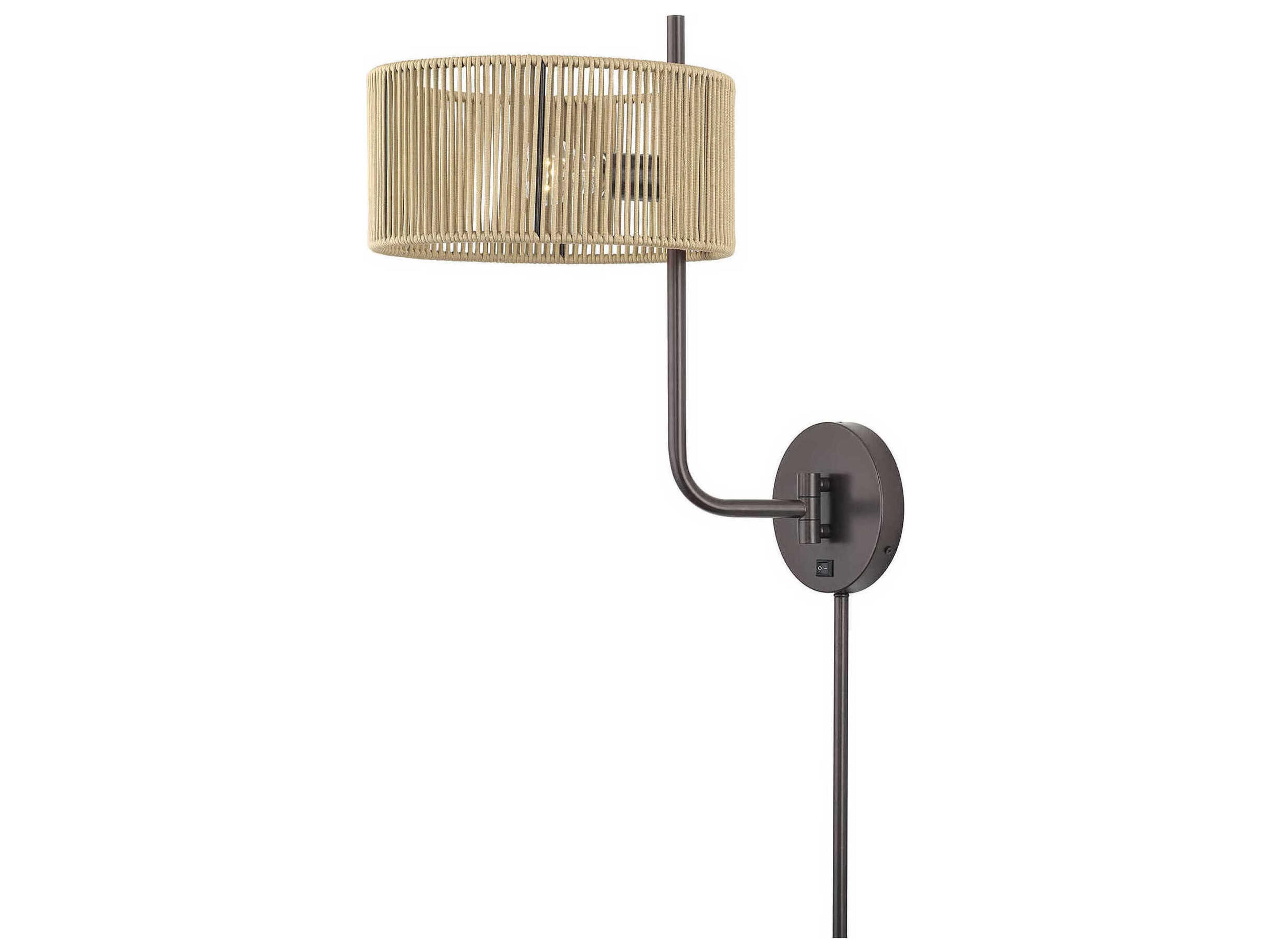 Livex Lighting Acordia 1-Light English Bronze Swing Wall Sconce