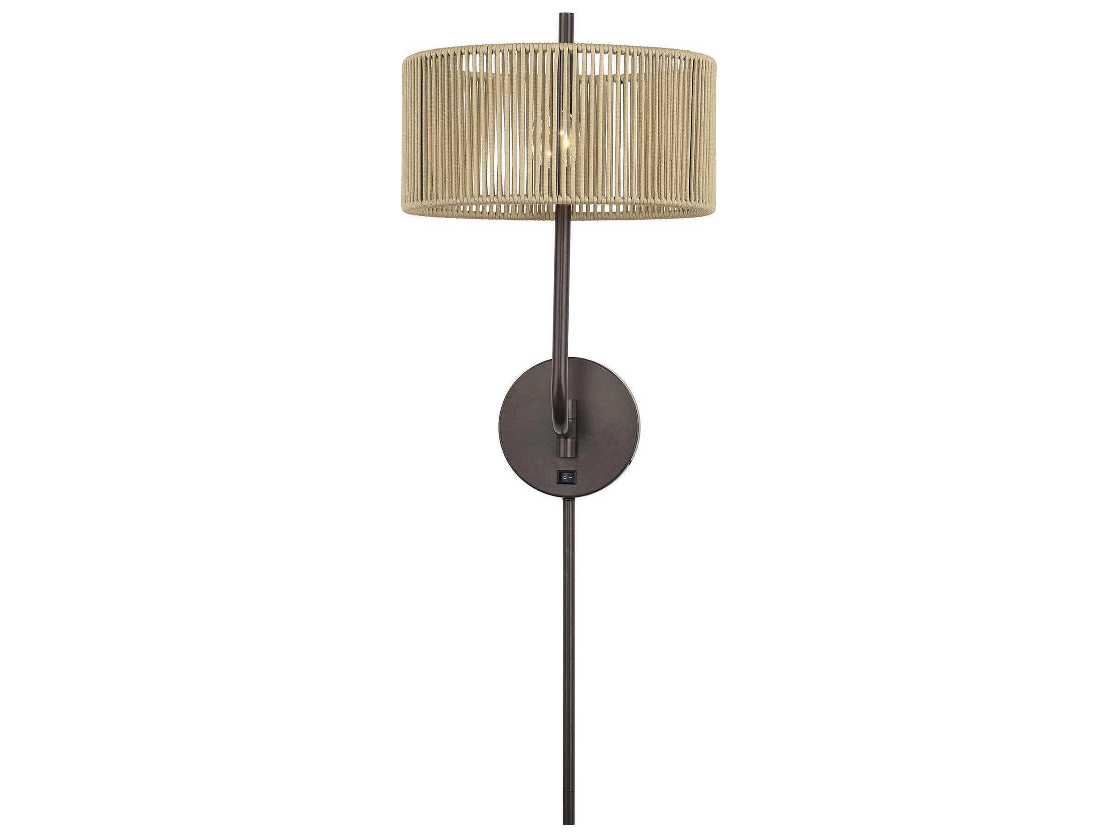 Livex Lighting Acordia 1-Light English Bronze Swing Wall Sconce