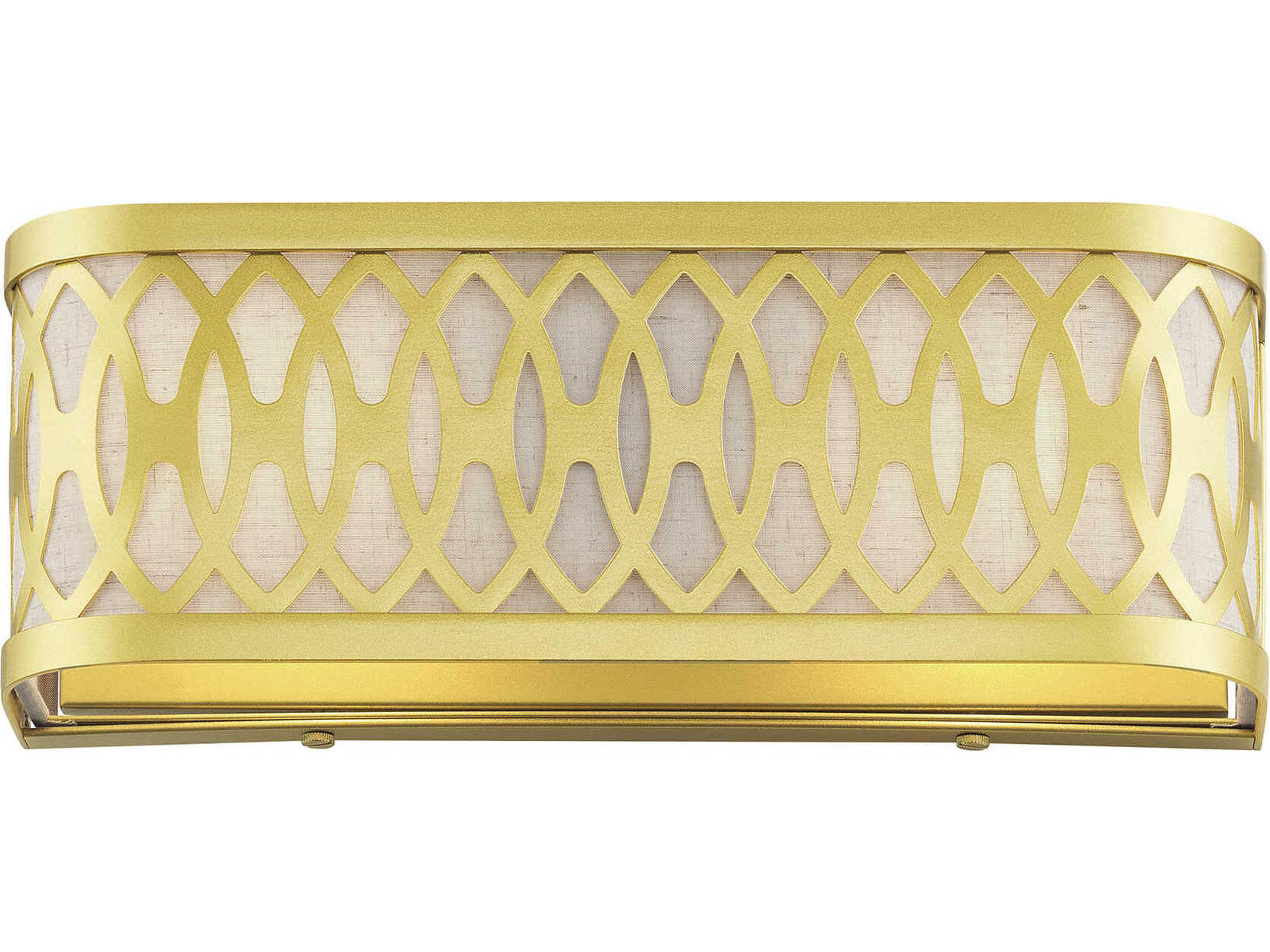 Livex Lighting Vistaview 2-Light Soft Gold Wall Sconce