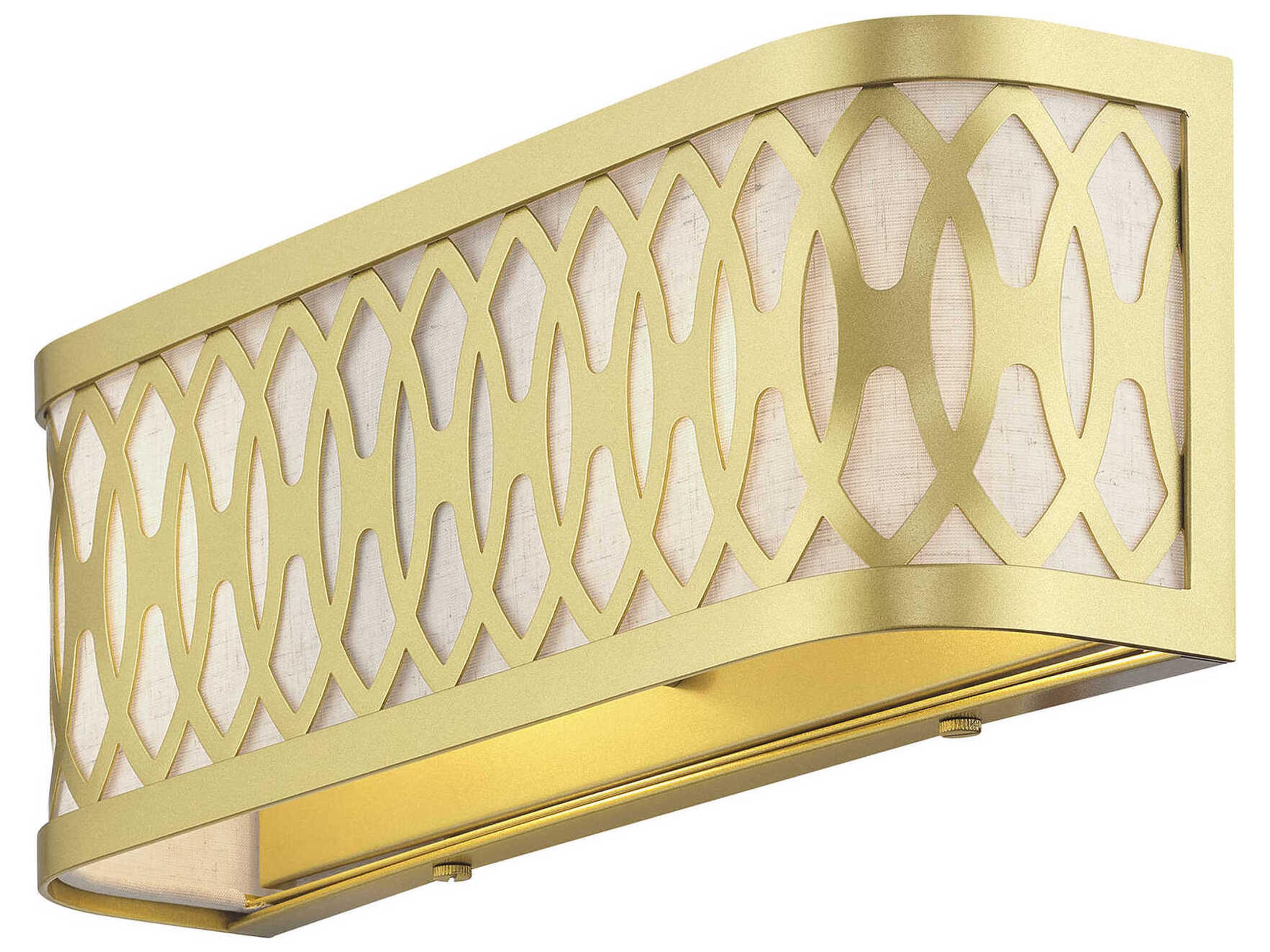 Livex Lighting Vistaview 2-Light Soft Gold Wall Sconce