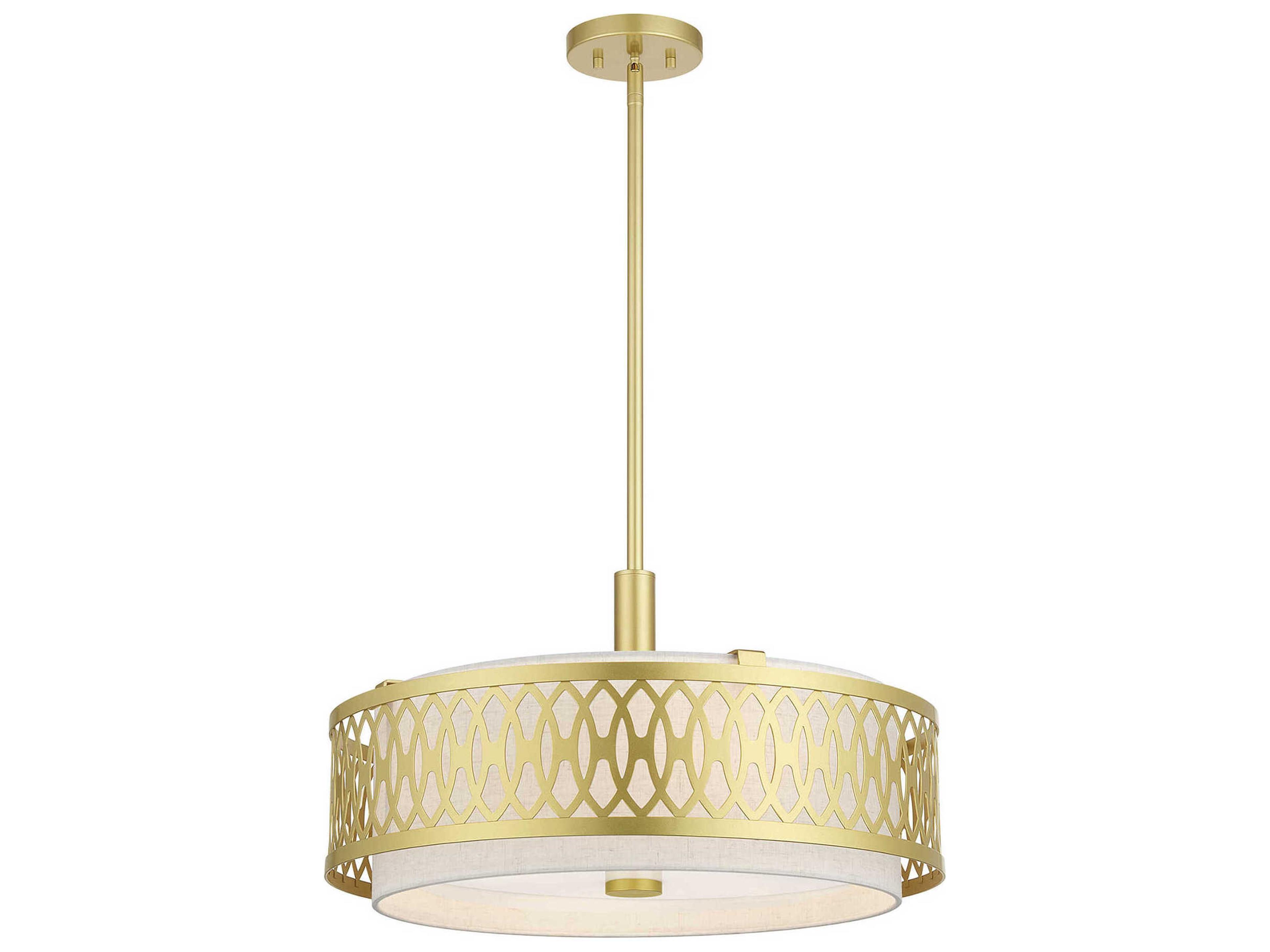 Livex Lighting Vistaview 4-Light Soft Gold Pendant