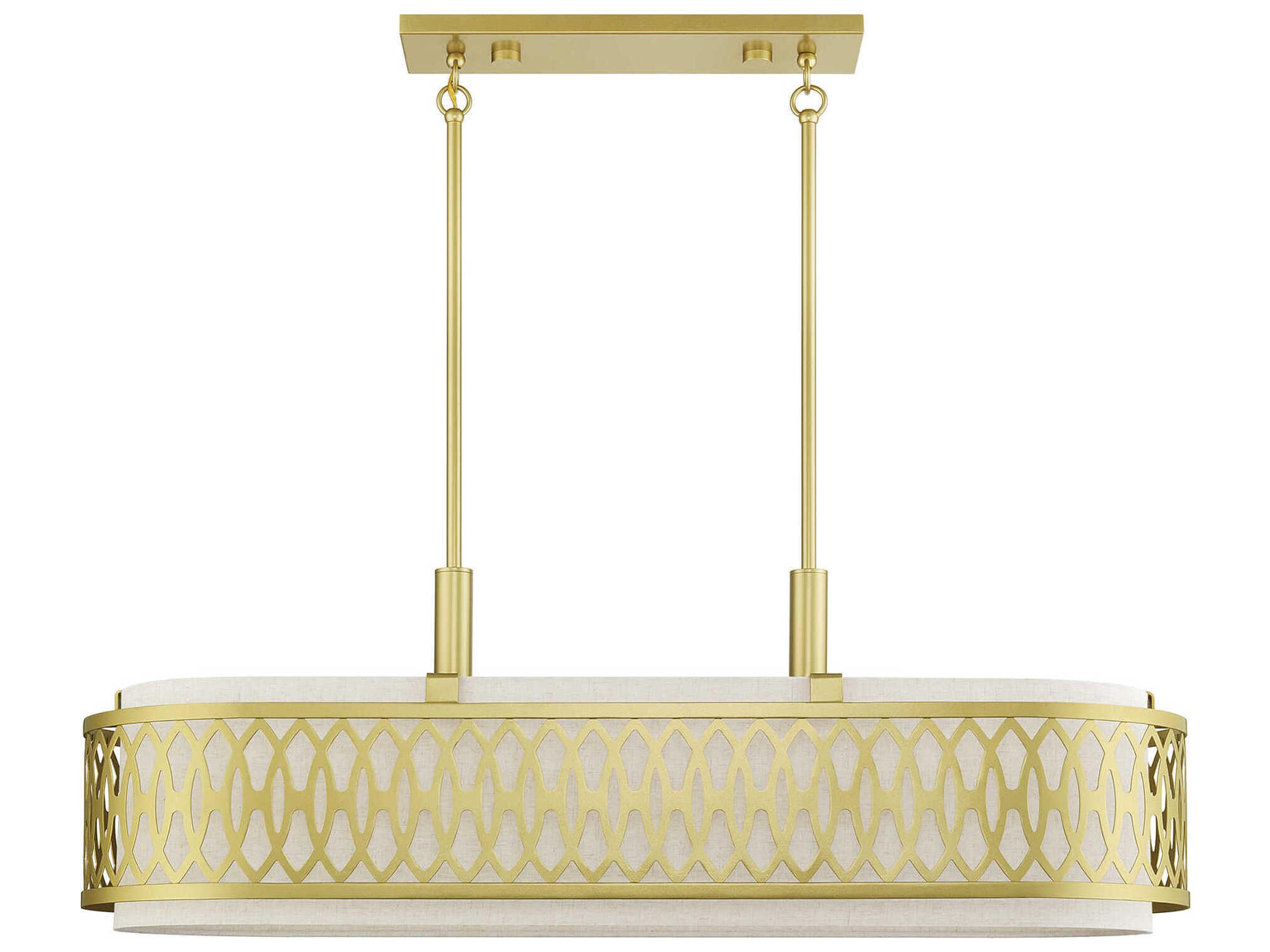 Livex Lighting Vistaview 6-Light Soft Gold Island Pendant