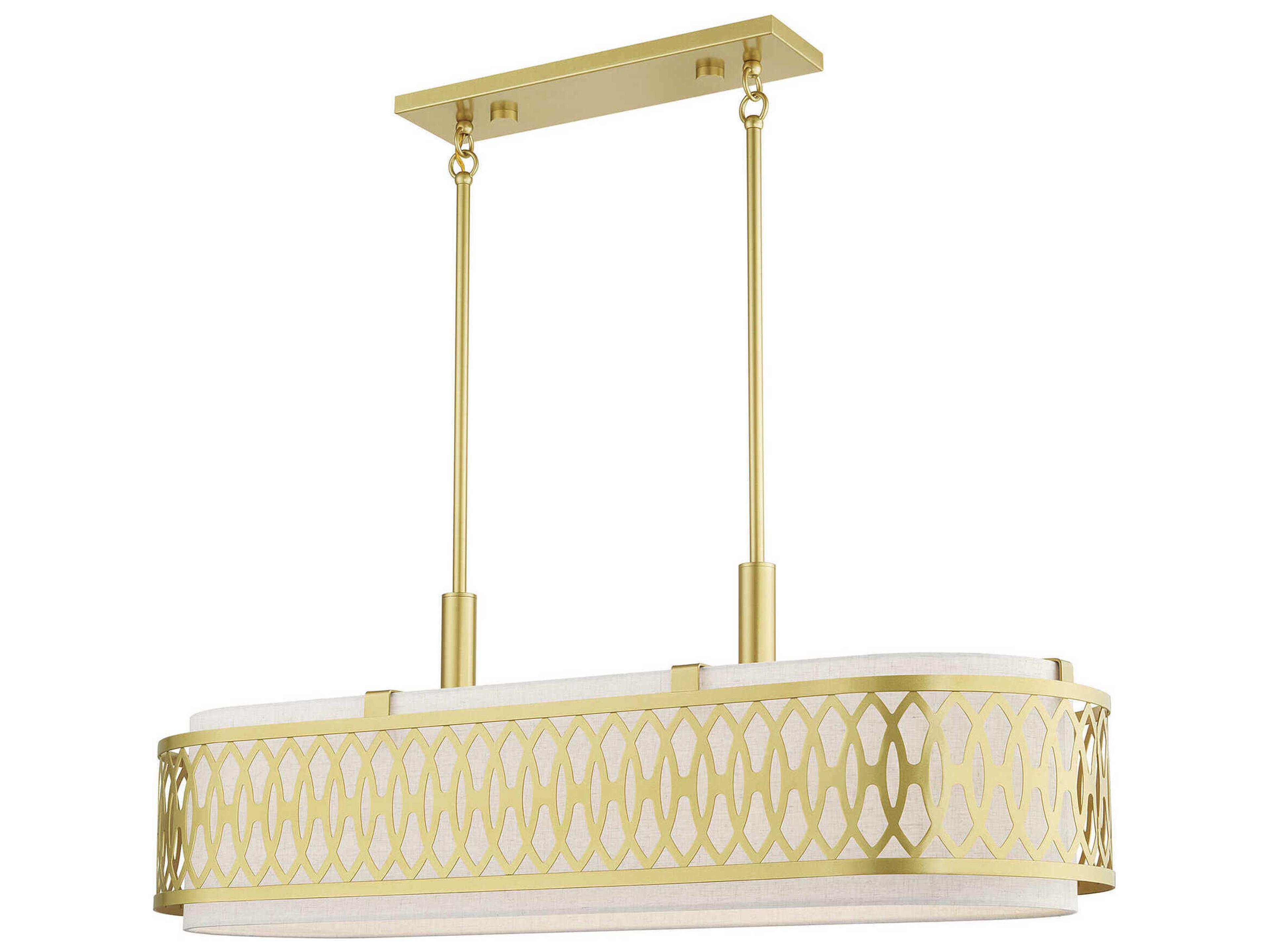 Livex Lighting Vistaview 6-Light Soft Gold Island Pendant