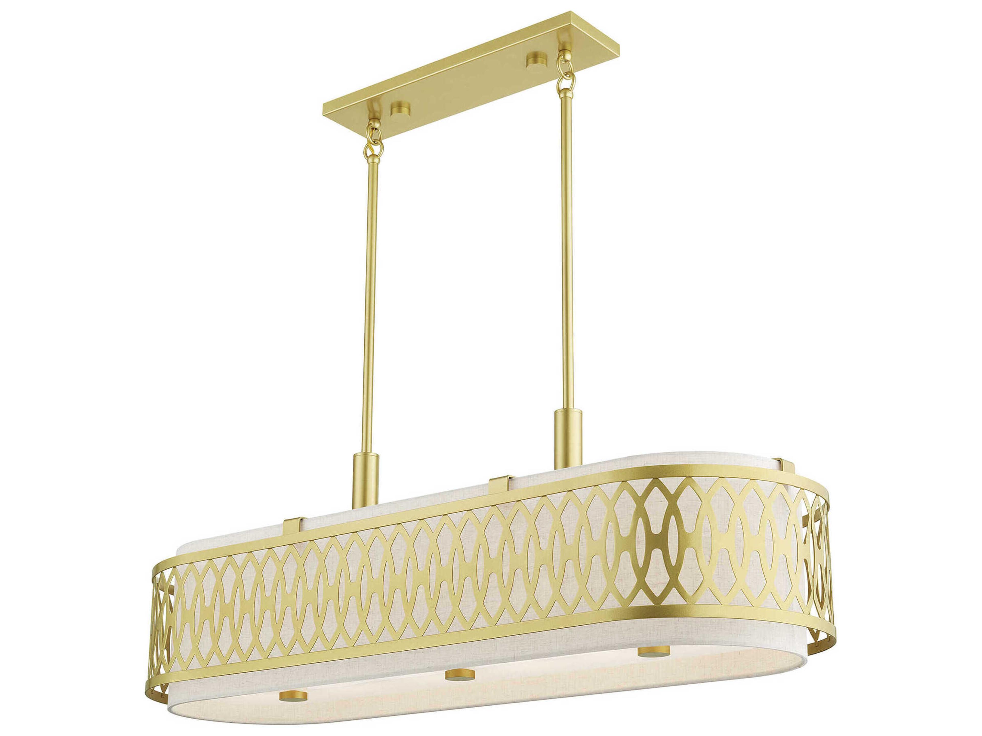 Livex Lighting Vistaview 6-Light Soft Gold Island Pendant