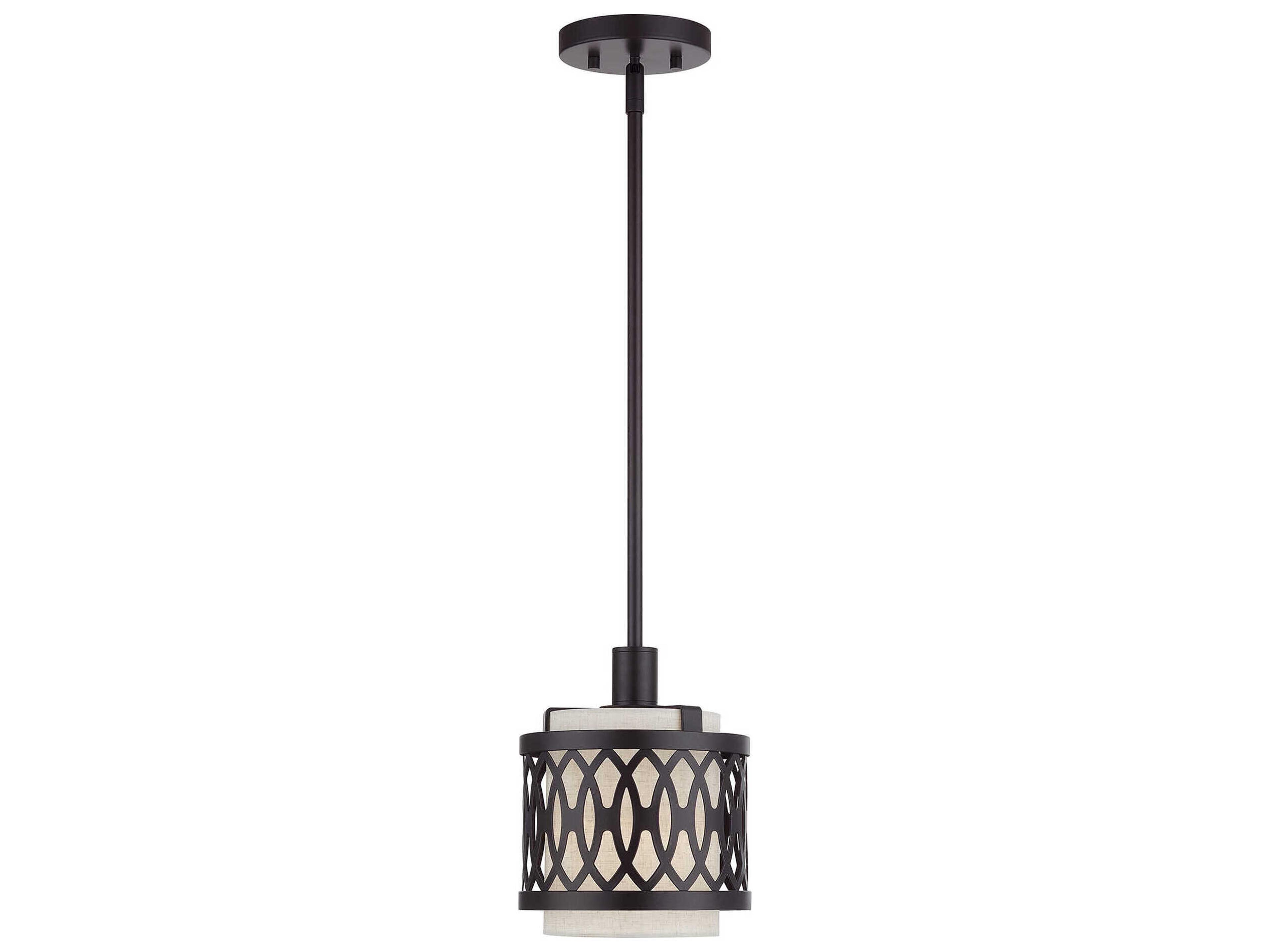 Vistaview 1-Light English Bronze Mini Pendant