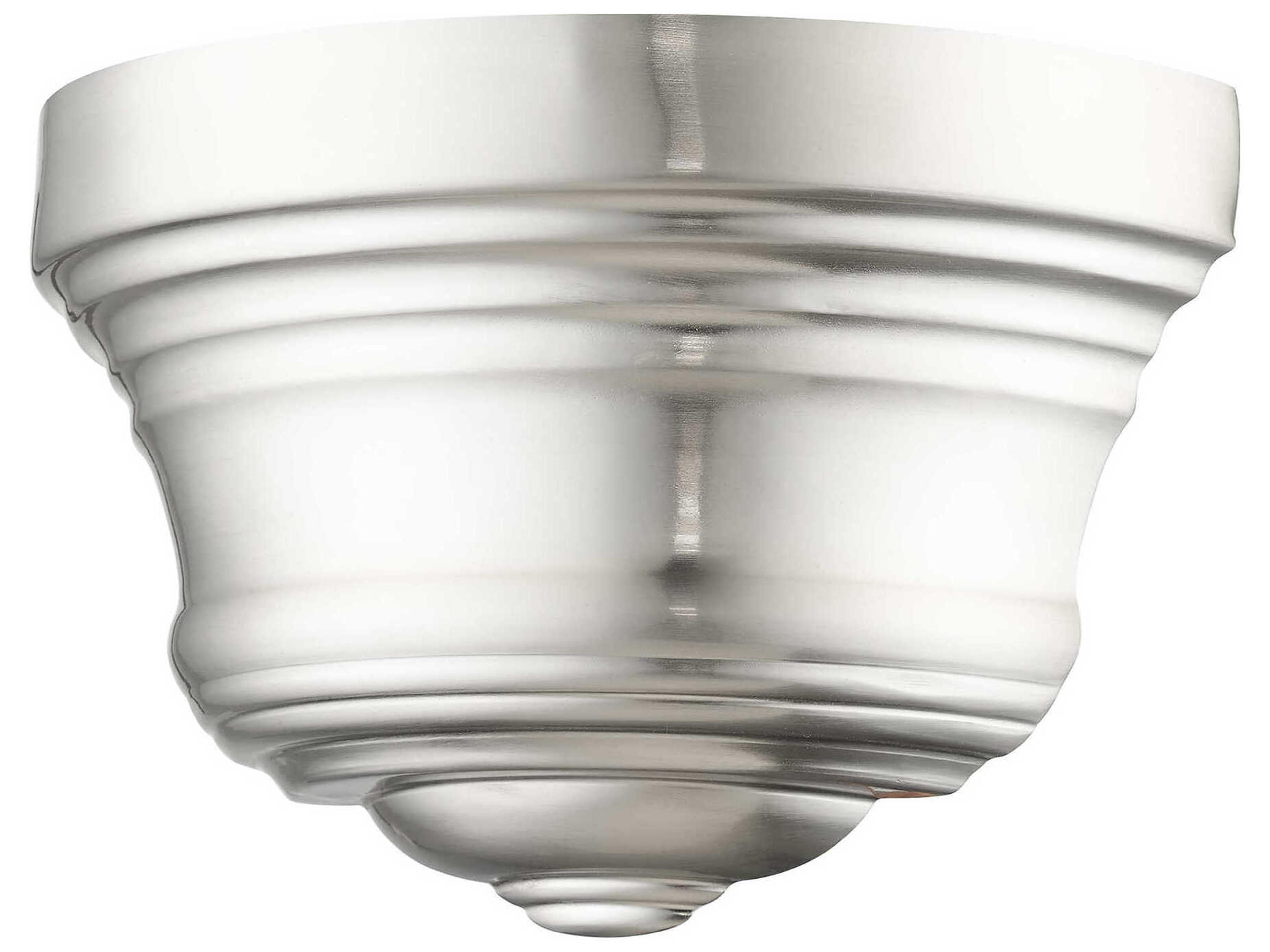 Livex Lighting Endicott 1-Light Brushed Nickel Wall Sconce