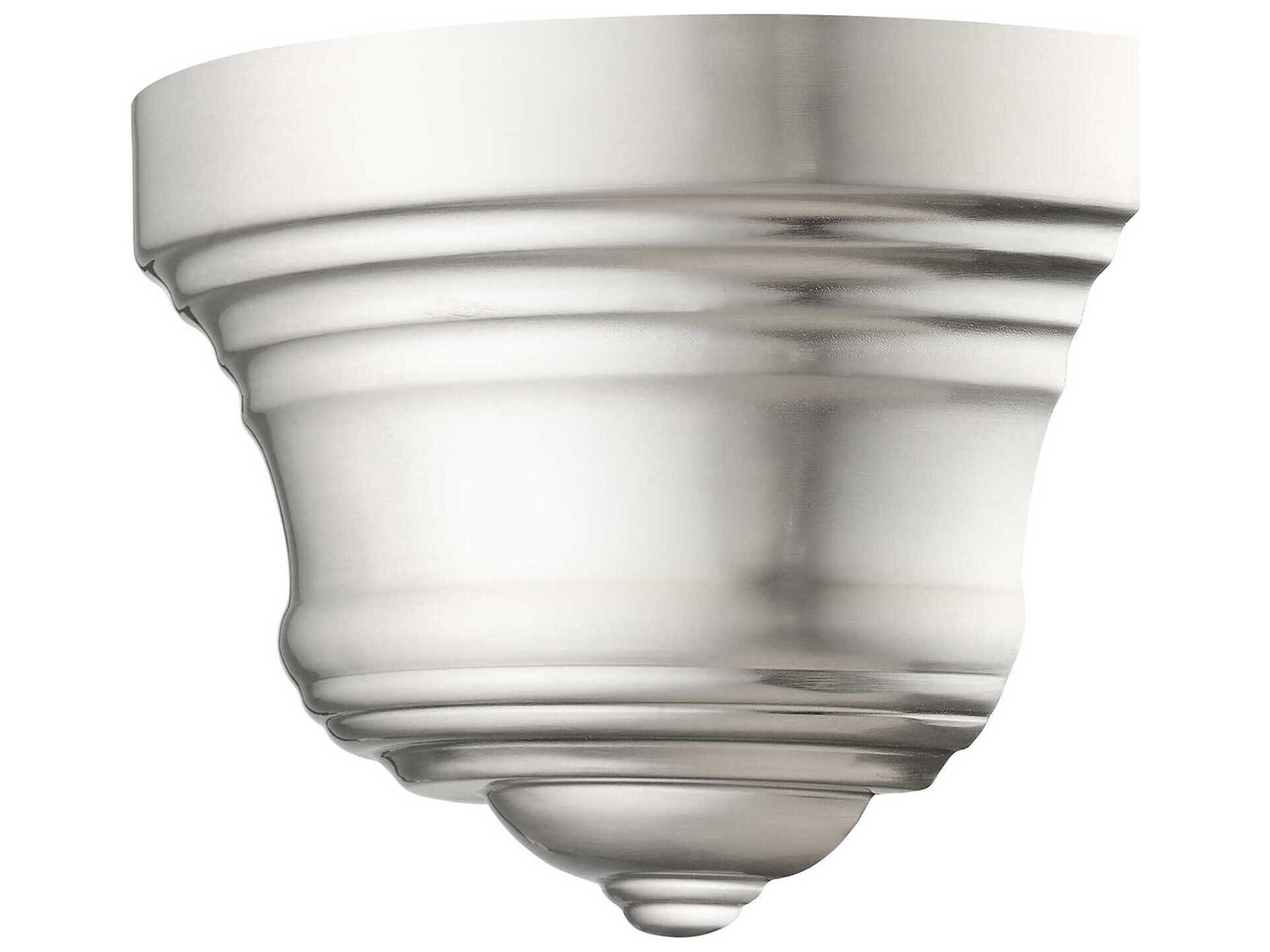 Livex Lighting Endicott 1-Light Brushed Nickel Wall Sconce